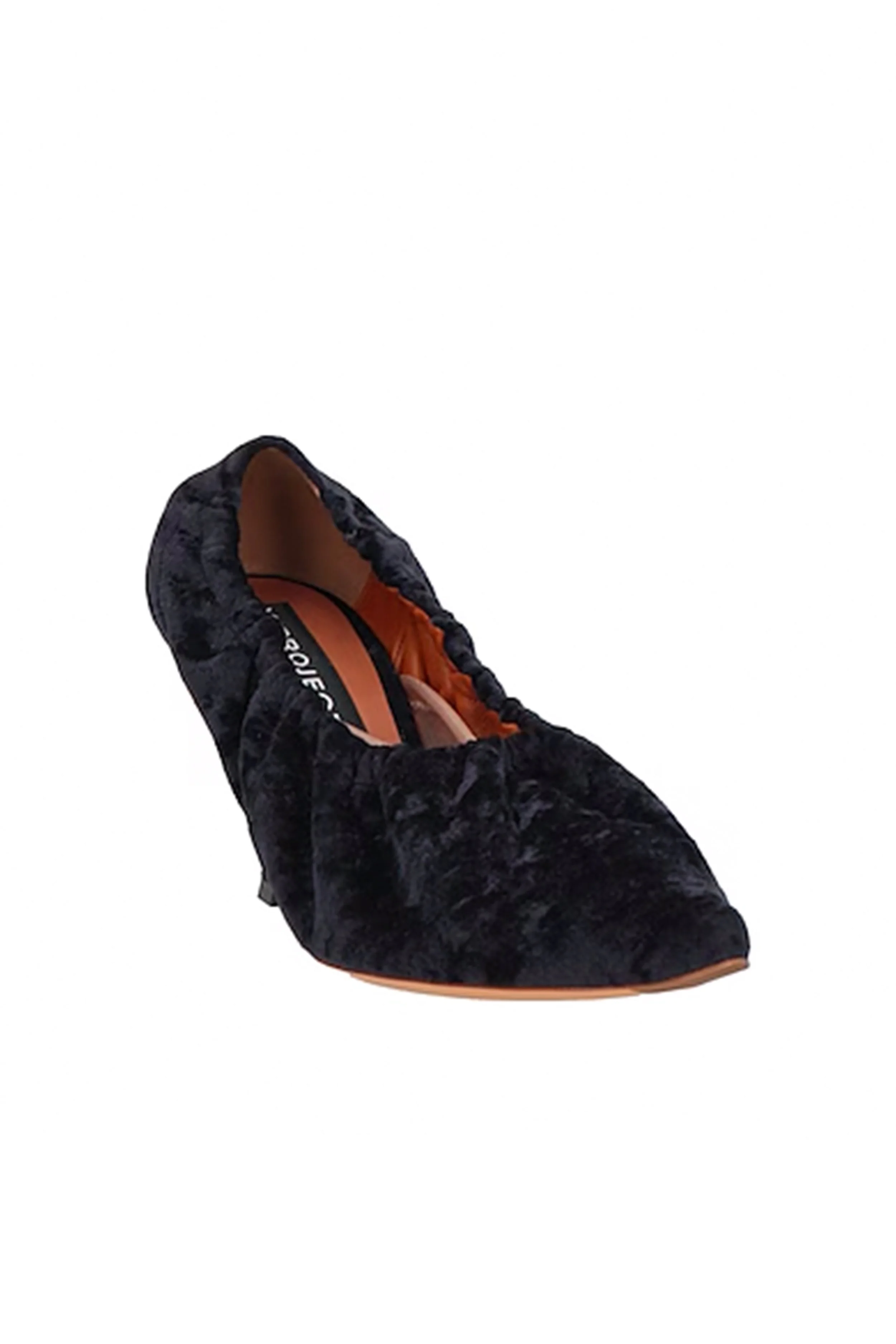 Y/PROJECT Black Velvet Heels