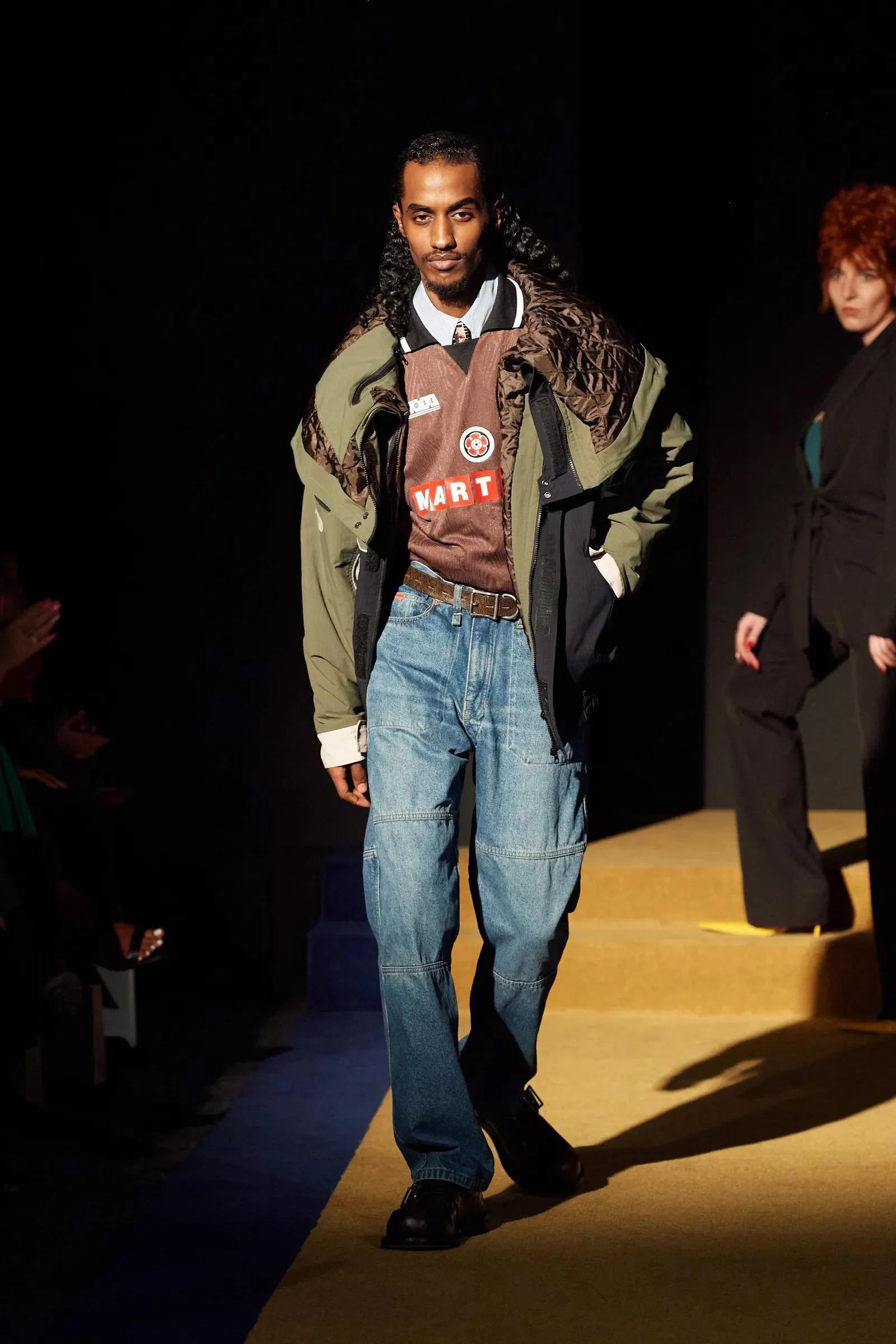 MARTINE ROSE Reversible Camo Jean