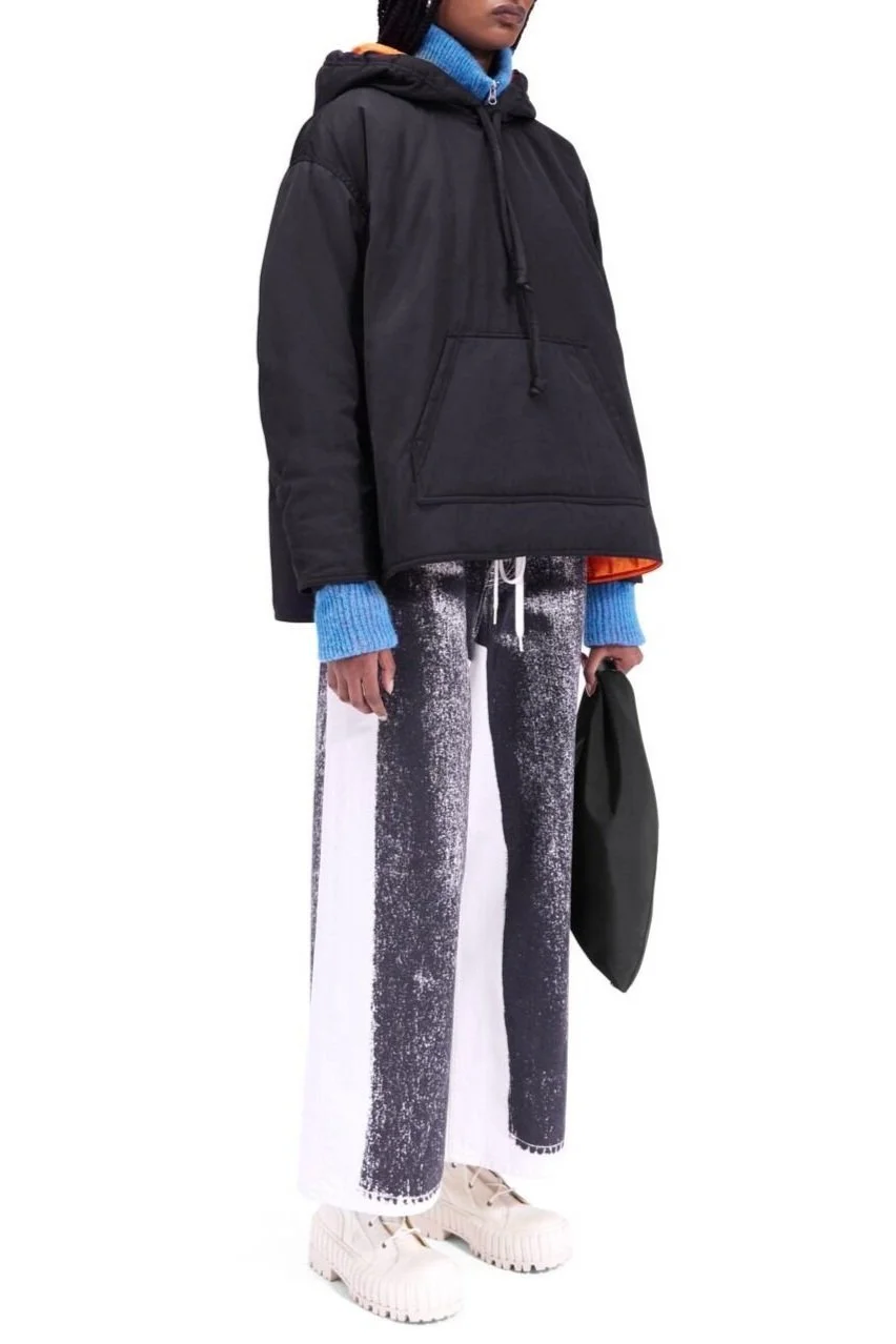MM6 MAISON MARGIELA Black Padded Hoodie