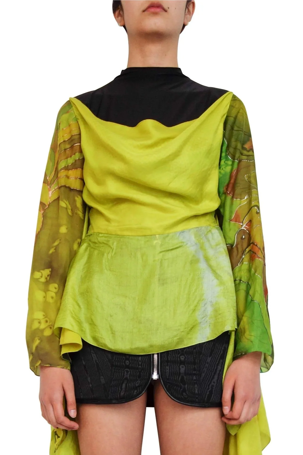 MARINE SERRE Regenerated Scarves Hybrid Top