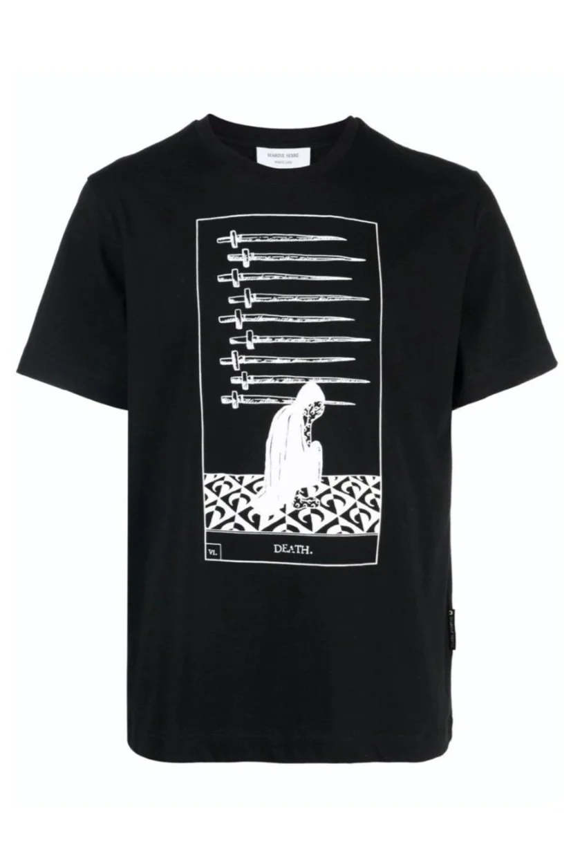 MARINE SERRE Card Print T-Shirt