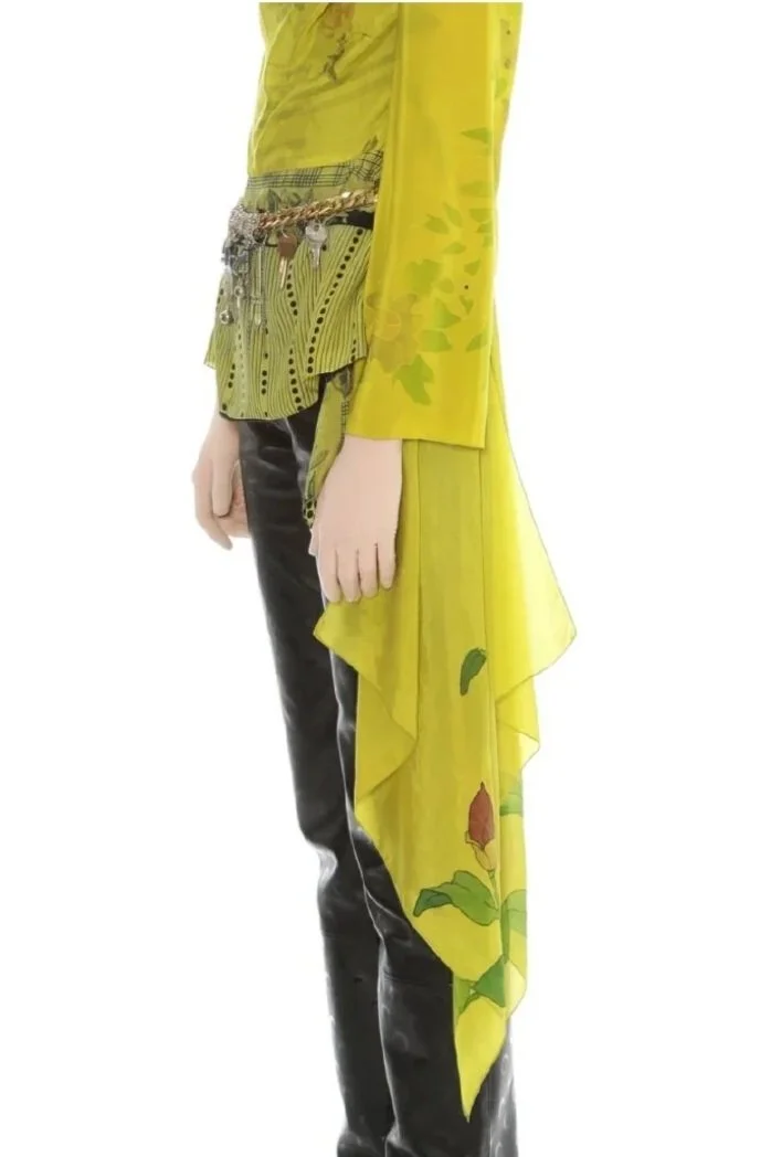 MARINE SERRE Regenerated Scarves Hybrid Top