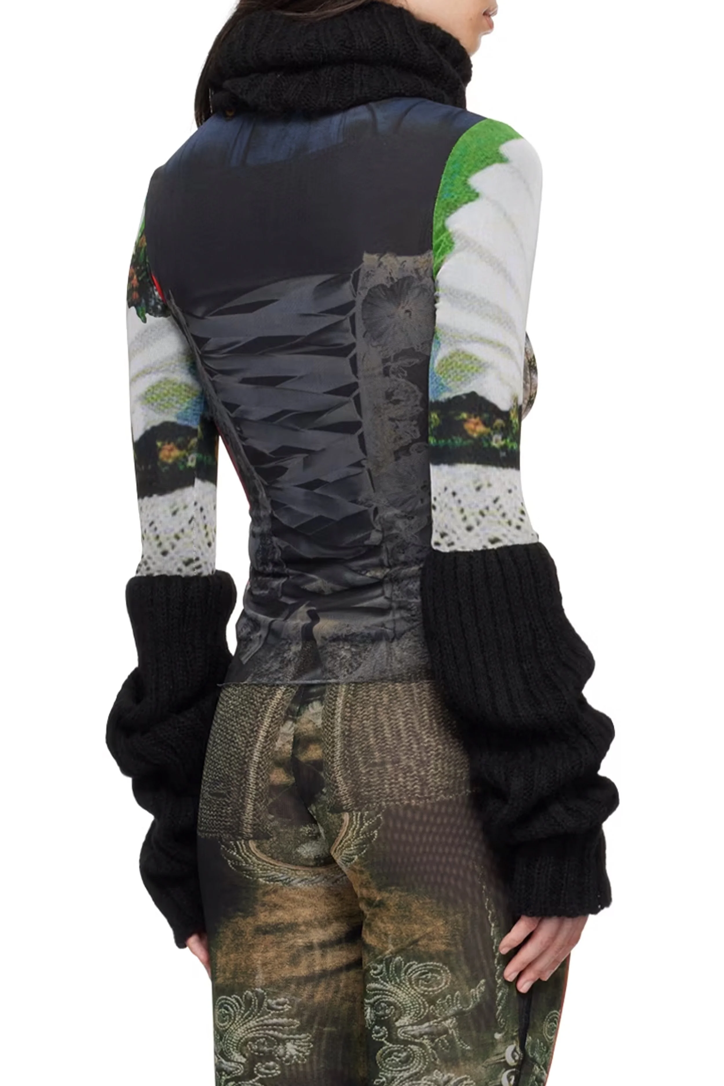 OTTOLINGER Mesh Longsleeve Turtleneck