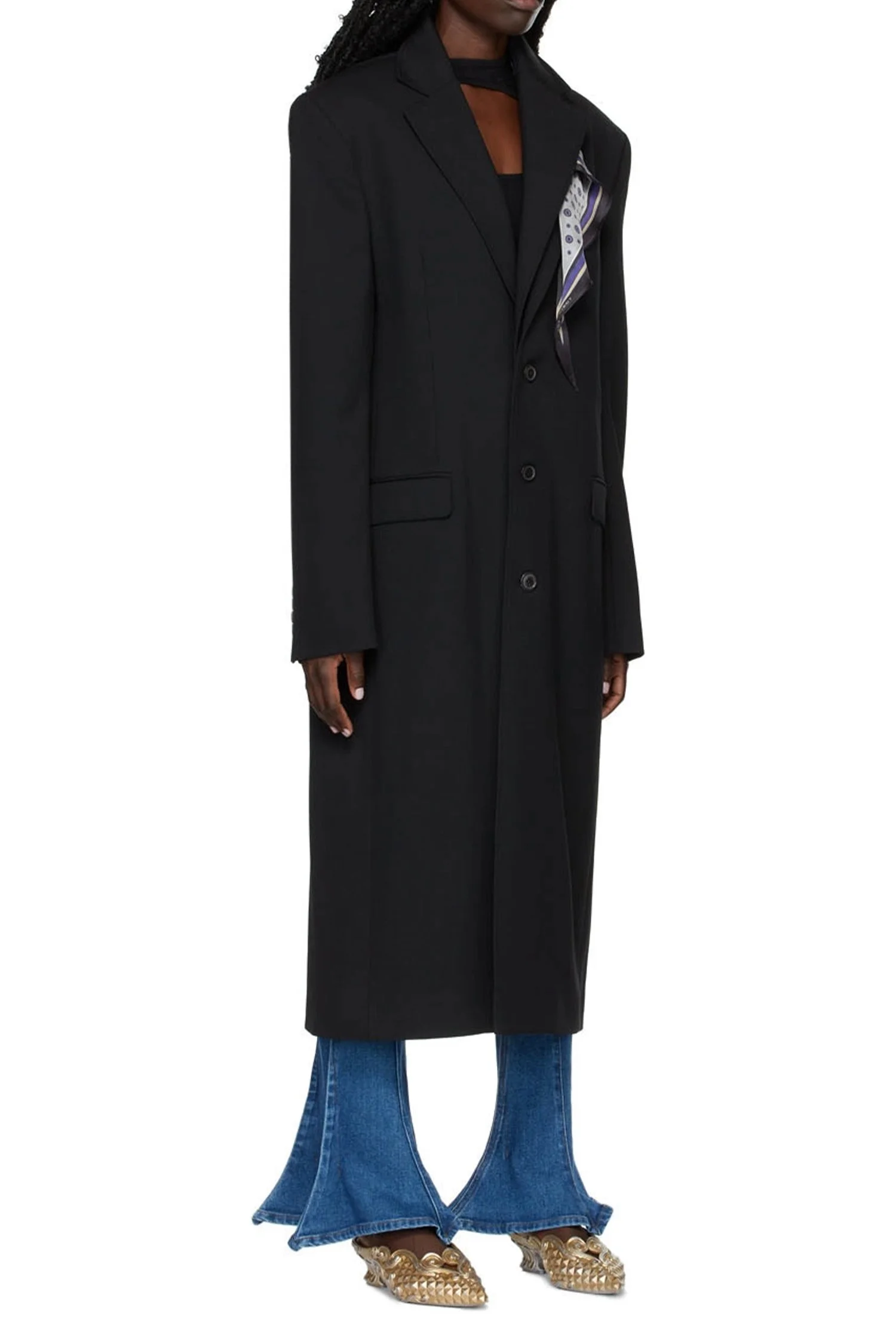 Y/PROJECT Secret Scarf Coat