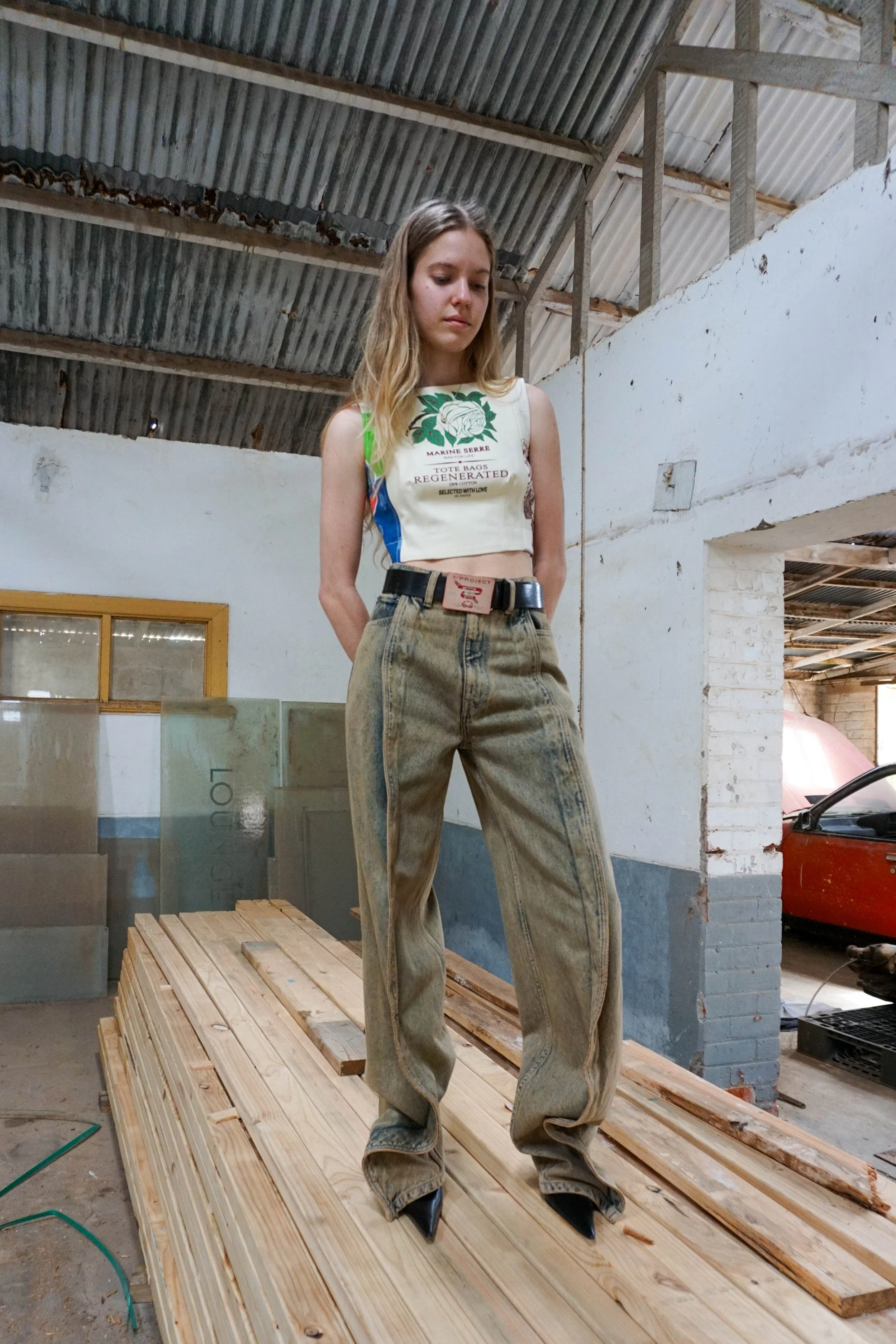 Y/PROJECT Banana Jeans