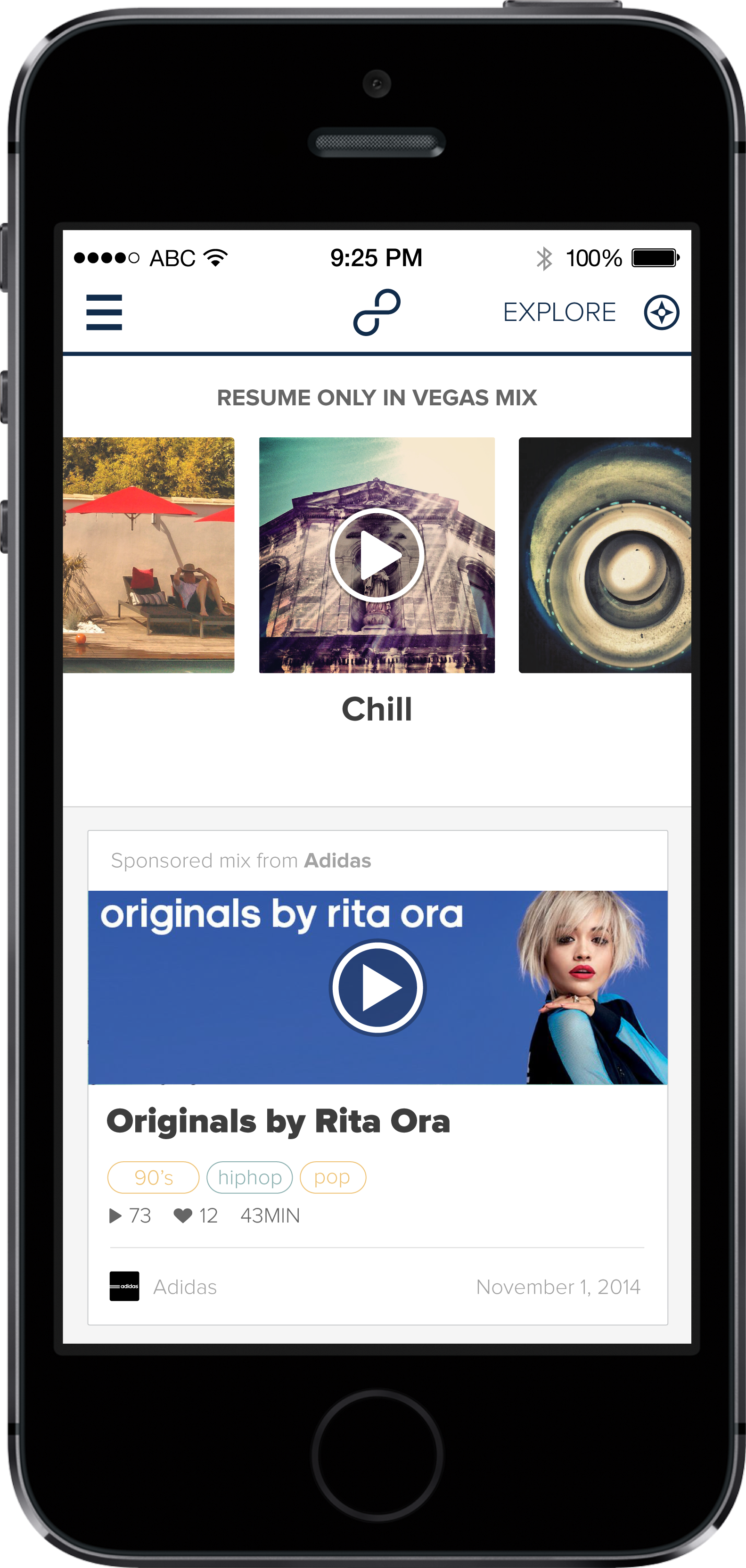 homepage sponsored mix feature