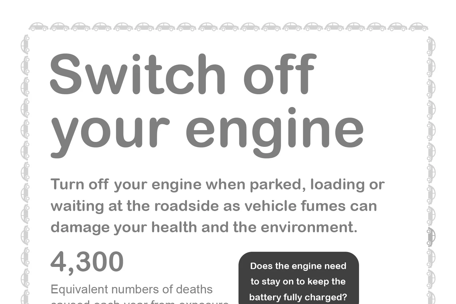 Anti-Idling Leaflets