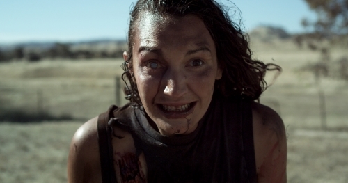 Sarah Ranken as one of the infected in PLAGUE