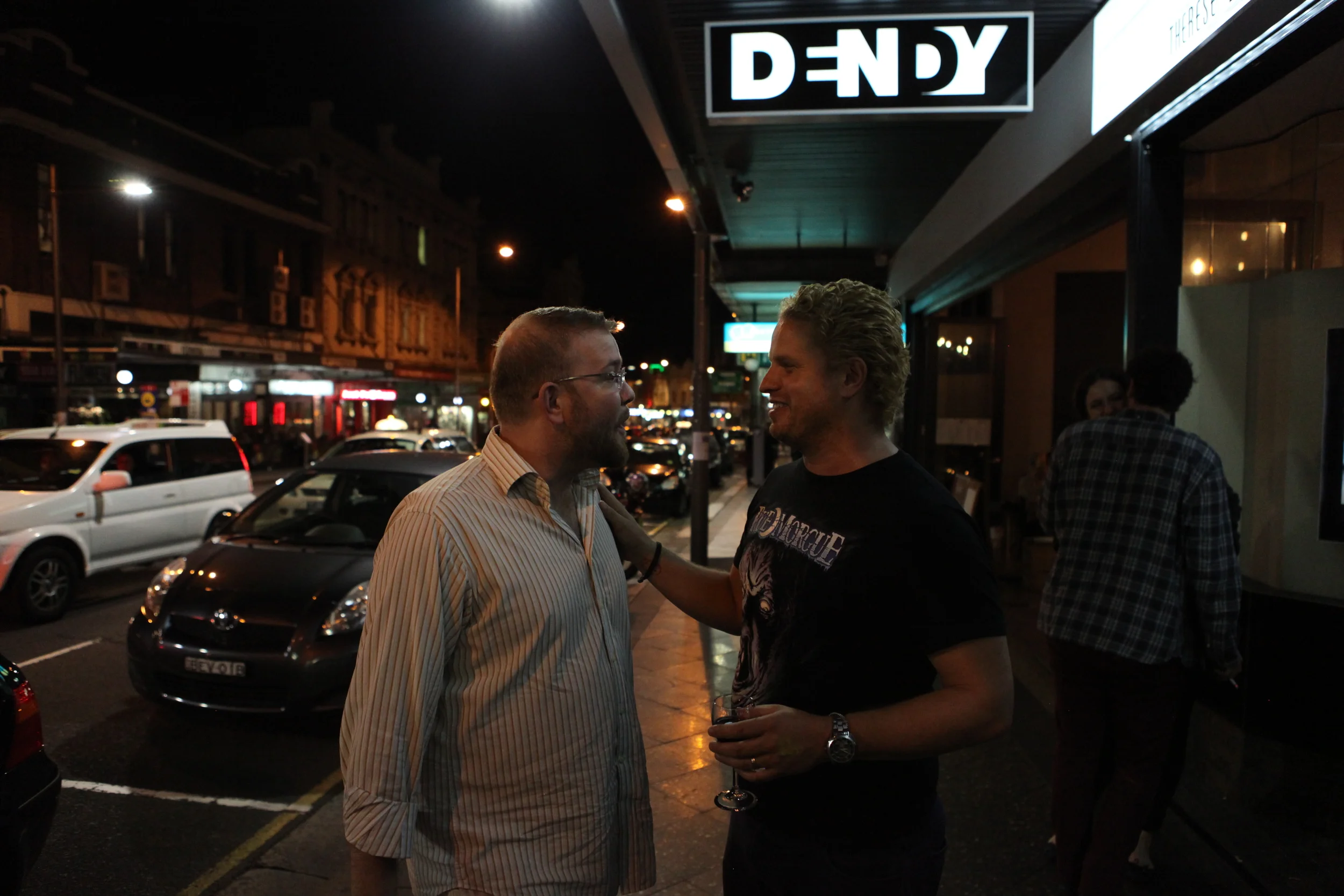 Steven Wallace (Left) and Bryn Tilly (Right) at the 2013 Festival.