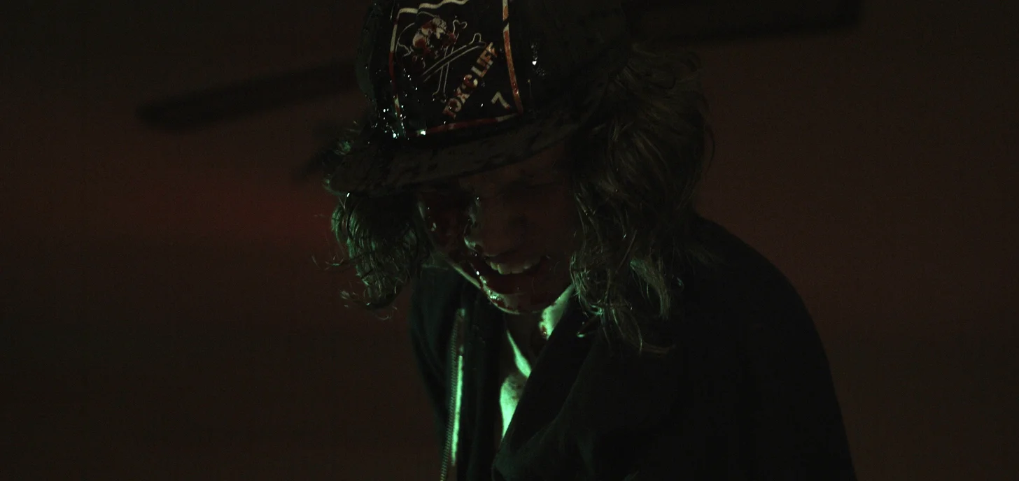 Lucas Koch in one of the film's powerful and horrifying scenes.