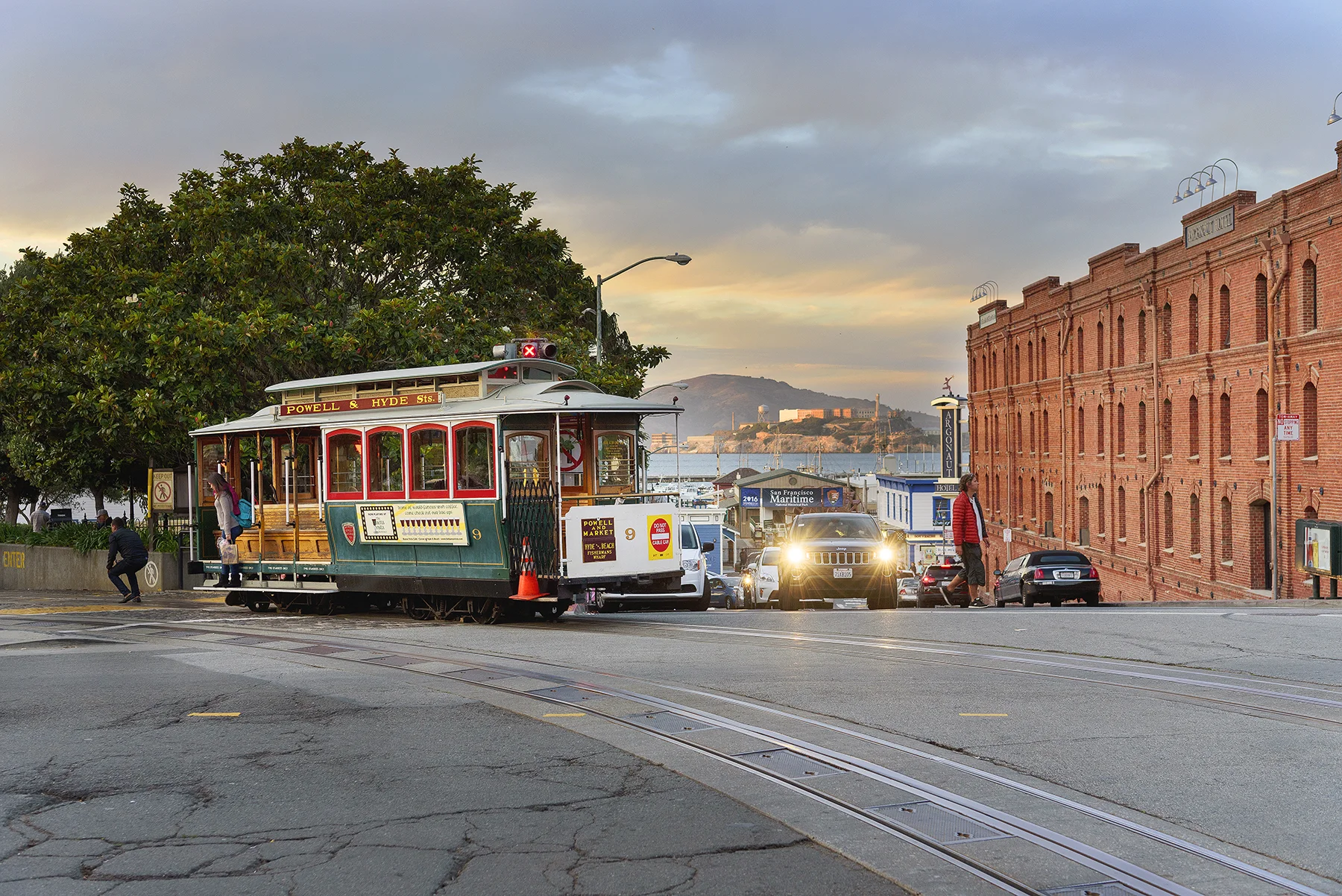 Old typical San Francisco Funicular