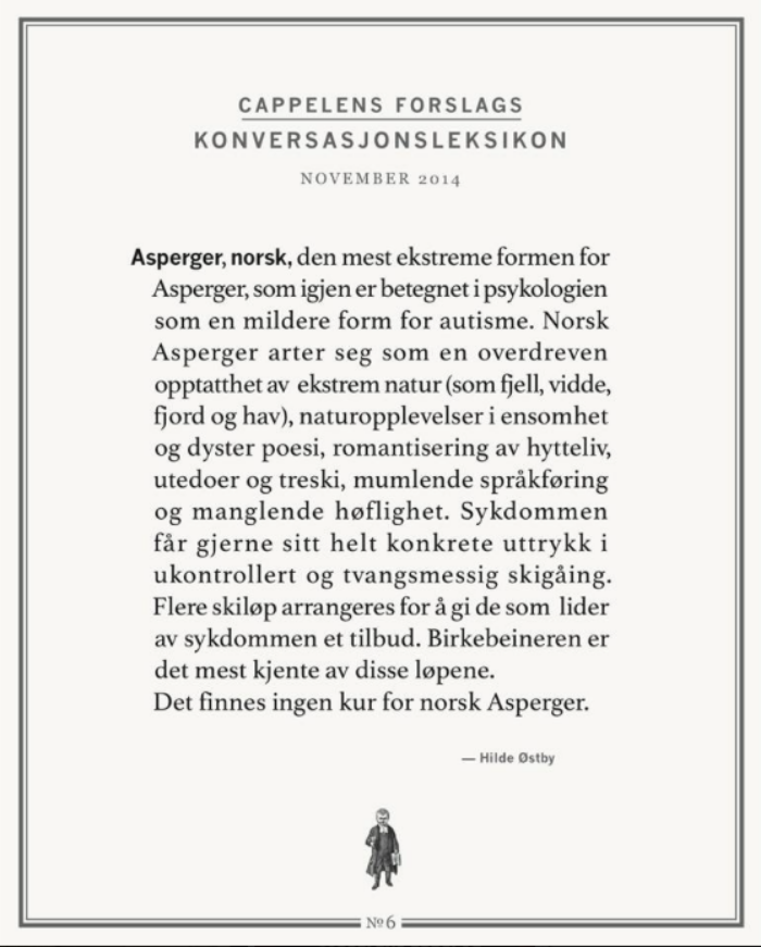 6 — Asperger, Norsk, Hilde Østby