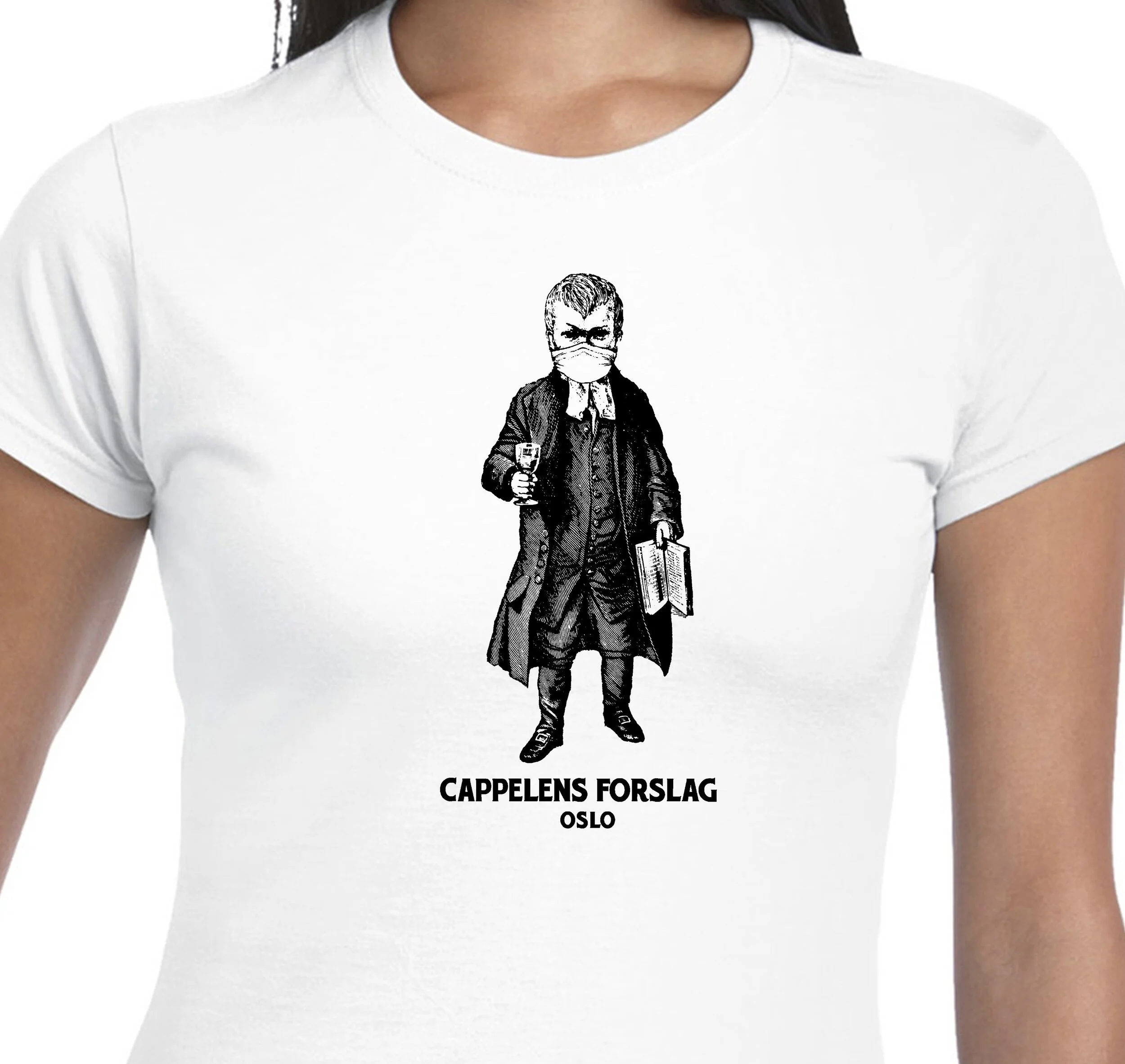 Girly: Cappelens Forslag T-shirt / Mascot w/mask