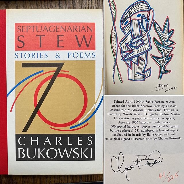 New lottery: Rare edition twice(!) signed Bukowski + second prize; signed Umberto Eco, Viggo Mortensen or Jonathan Franzen. Vote for your favorite on Facebook today and tomorrow..
