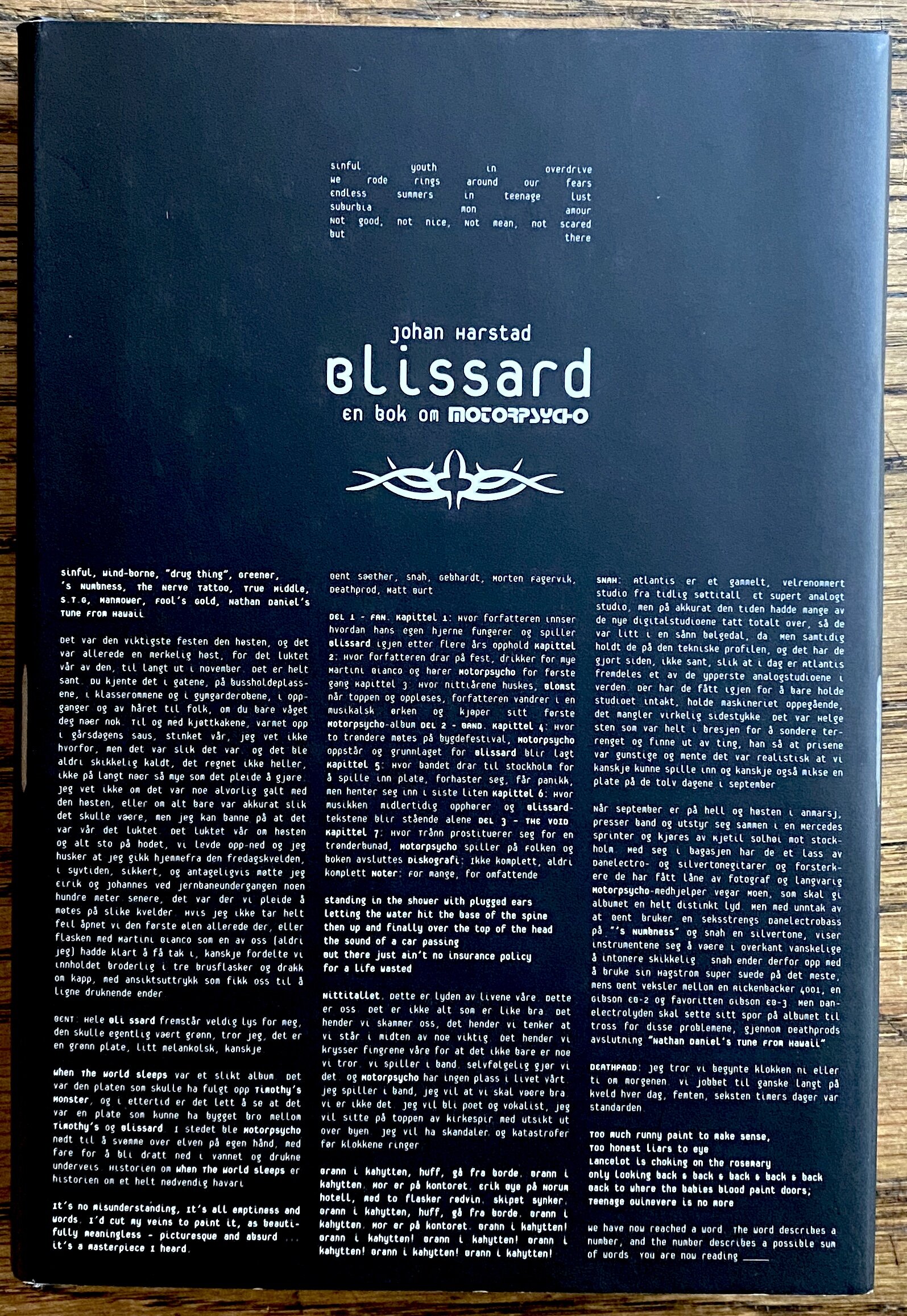 Johan Harstad: Blissard. En bok om Motorpsycho