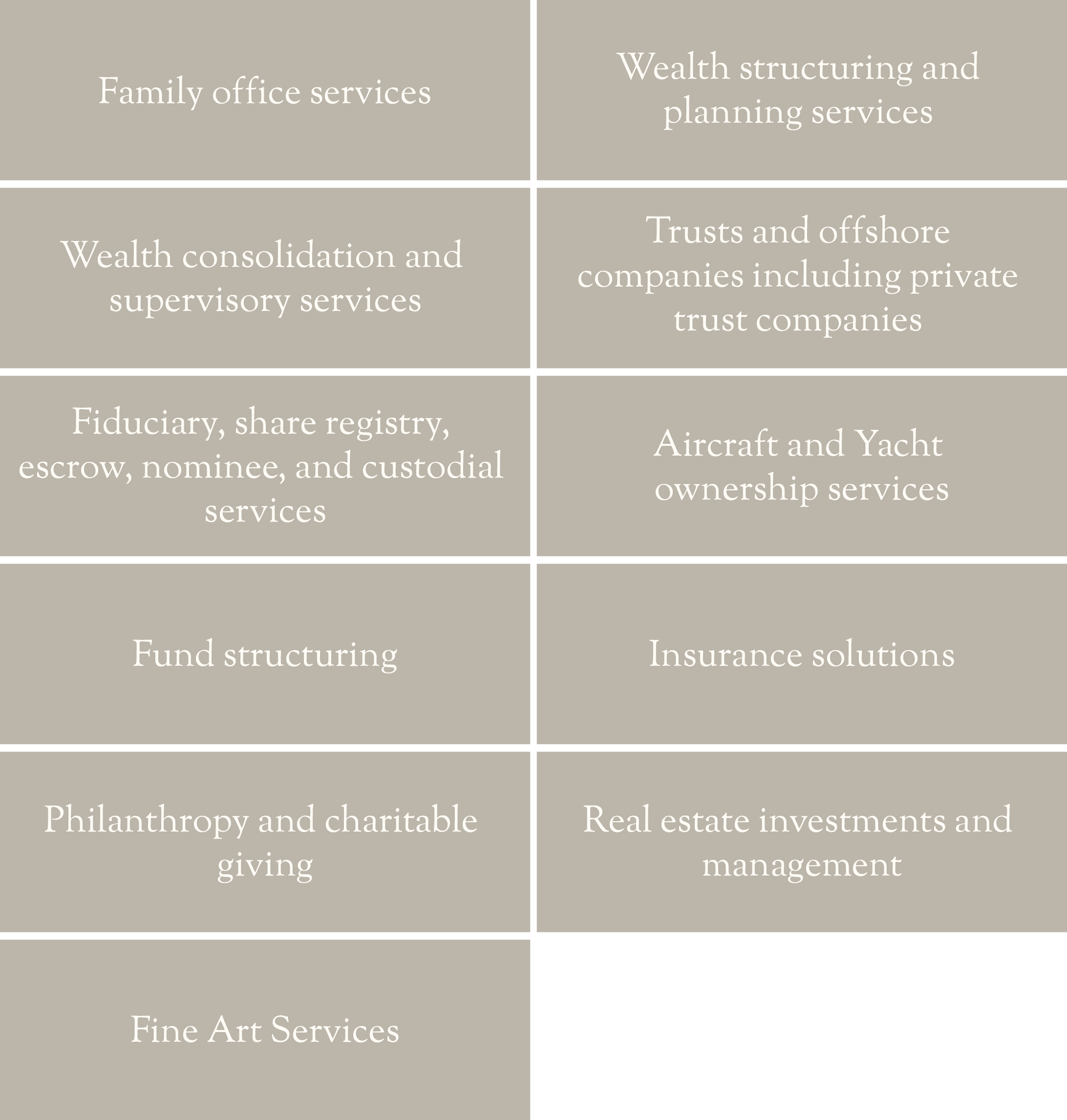 Services — First Alliance