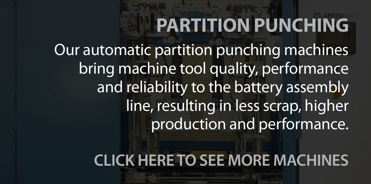PARTITION PUNCH MAIN TITLE FROM ASSEMBLY EQUIPMENT