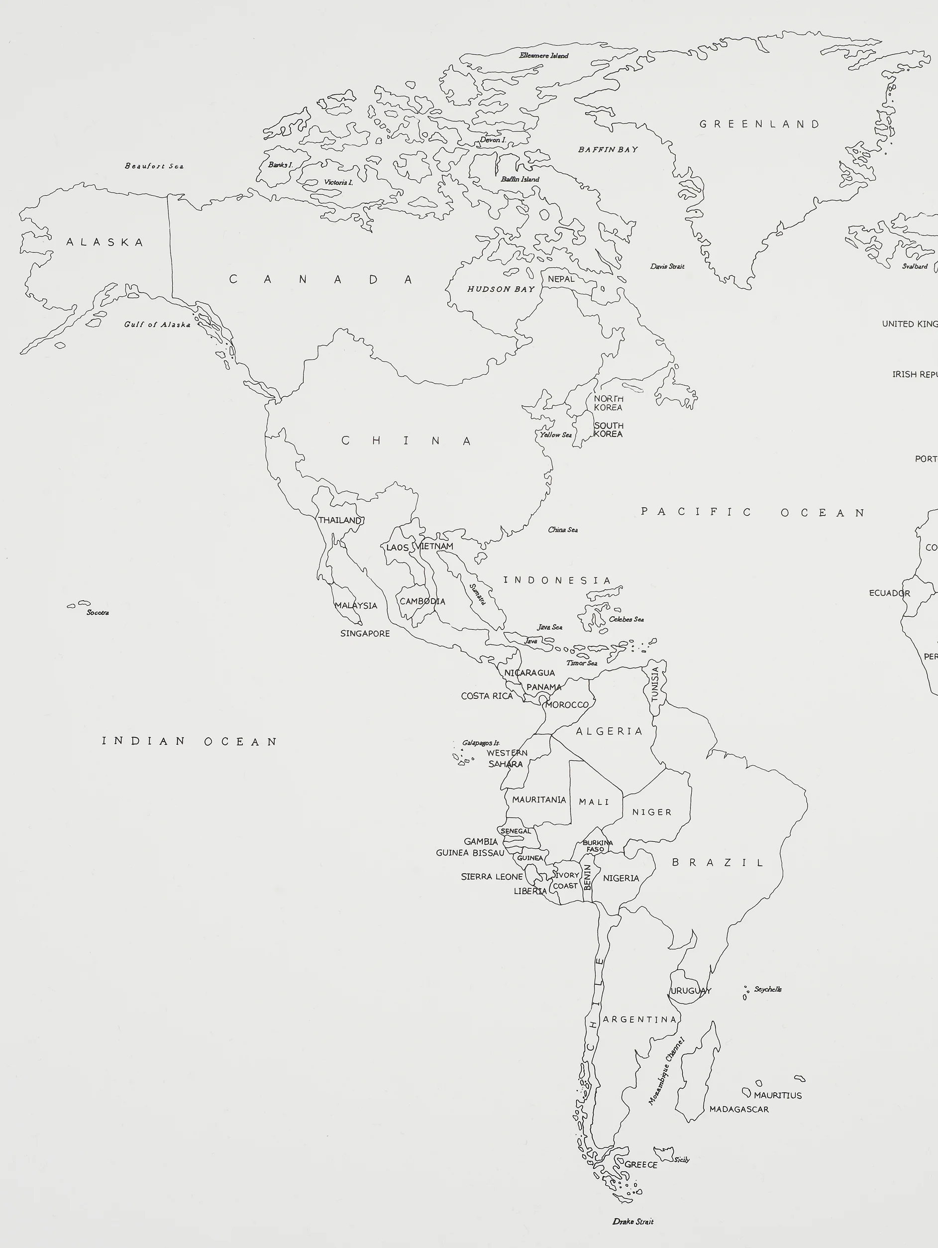WORLD POLITICAL (Detail) – Layla Curtis
