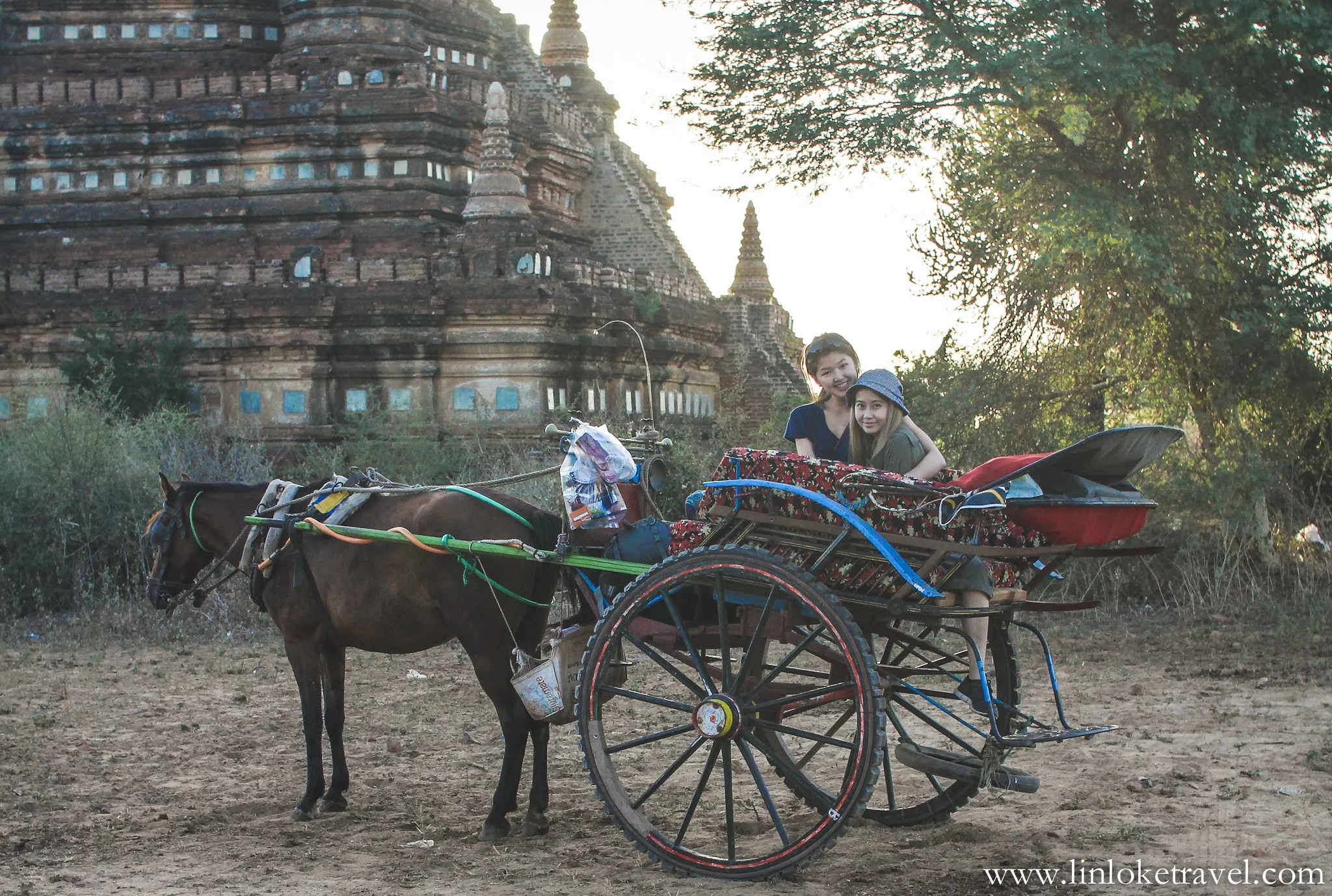 Horse-cart ride in Bagan