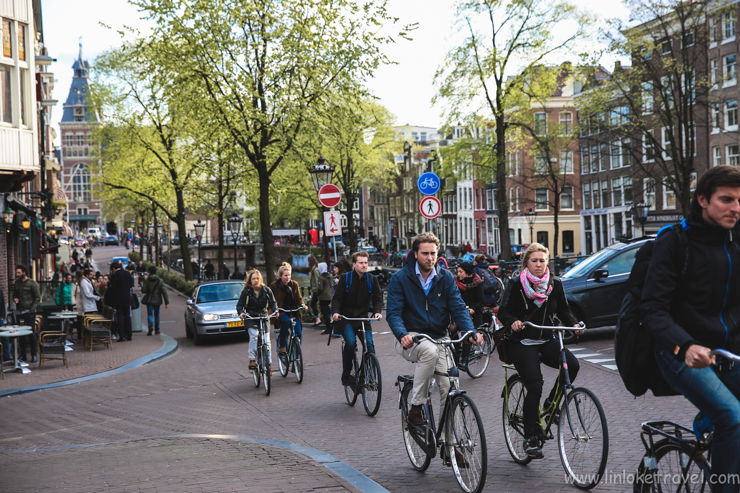 Cycling in Amsterdam