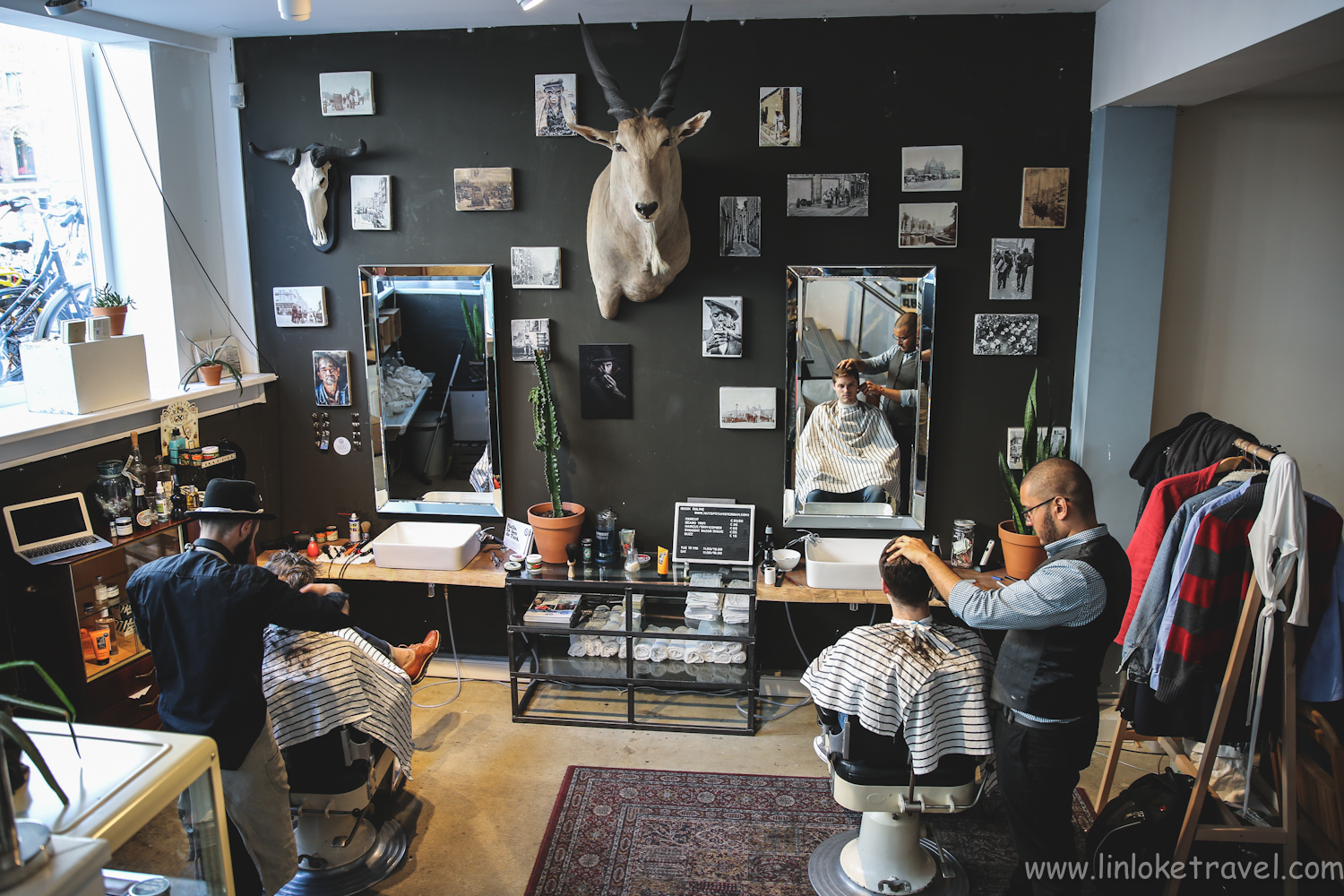 Barbers in the Basement of Hutspot 