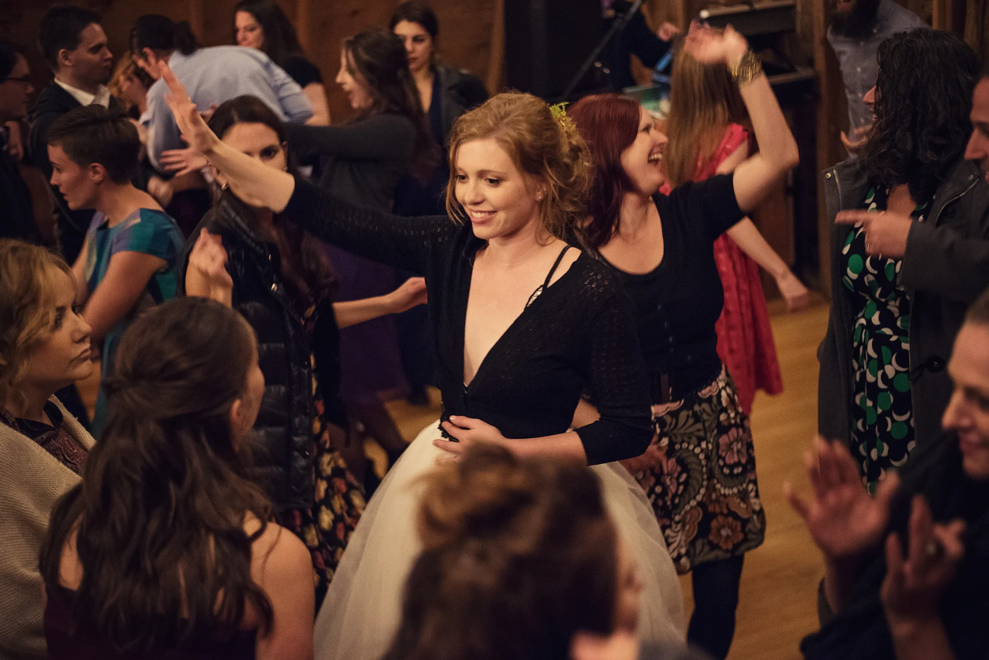 Ella Sophie Wedding Photography bride dancing with guests