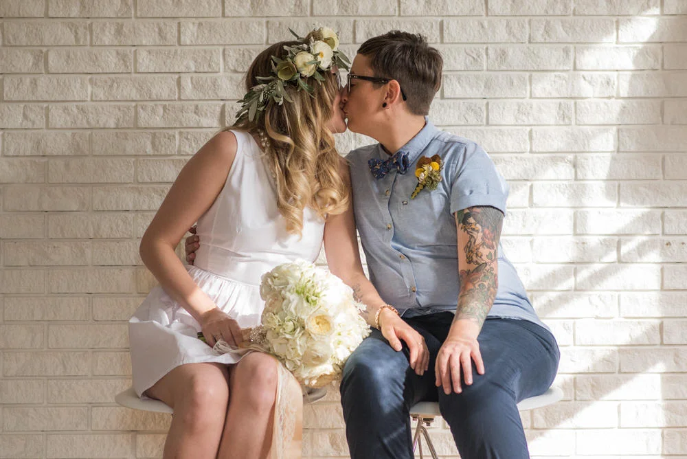 Buffy Goodman Wedding Photography kiss