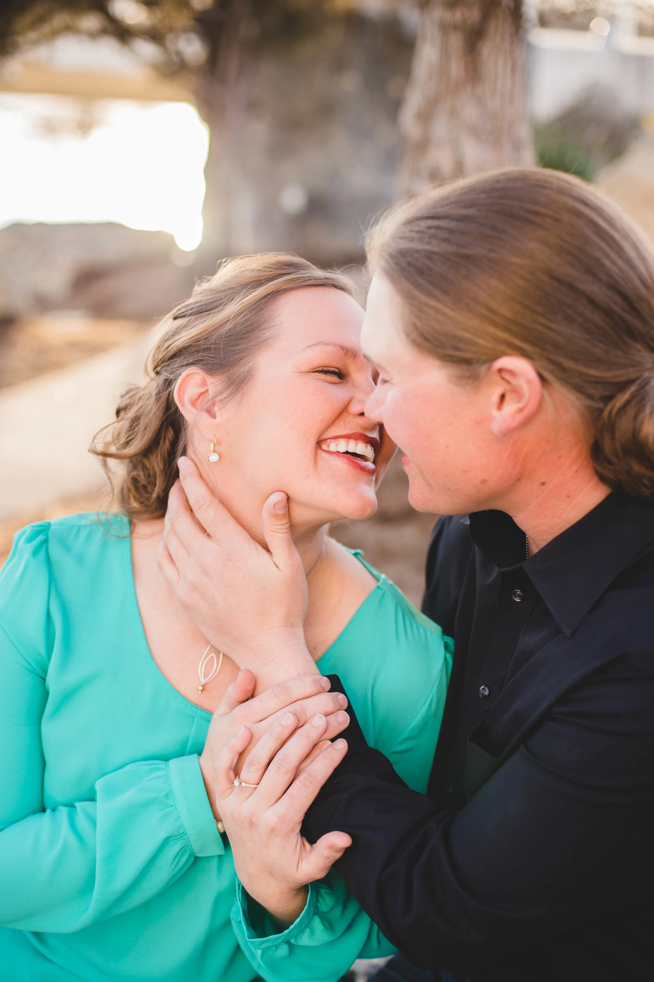Microbrewery LGBTQ wedding engagement in Wichita Kansas by CJF Photography