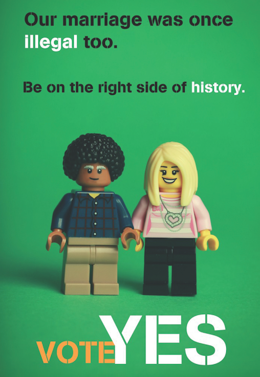 Our marriage was once illegal too. Be on the right side of history.