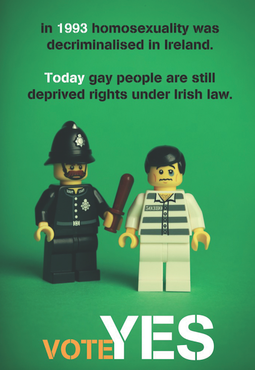 In 1993 homosexuality was decriminalised in Ireland. Today gay people are still deprived rights under Irish Law.