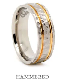 Hammered Metal Rings