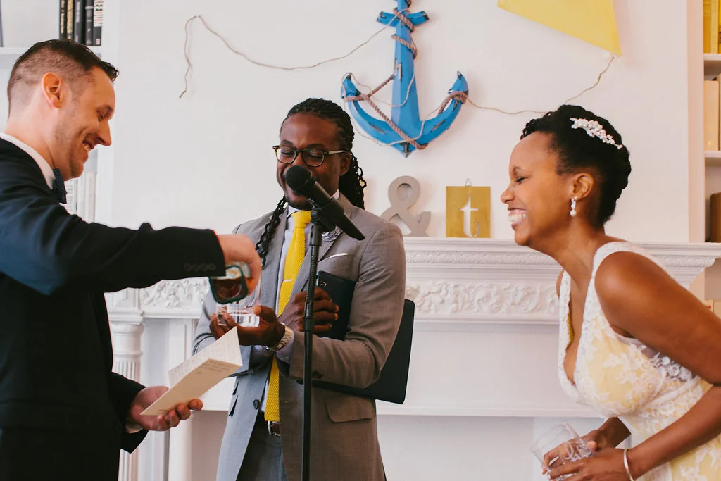 Brunch wedding in New York with photos by Corey Torpie of Neisha and Troy