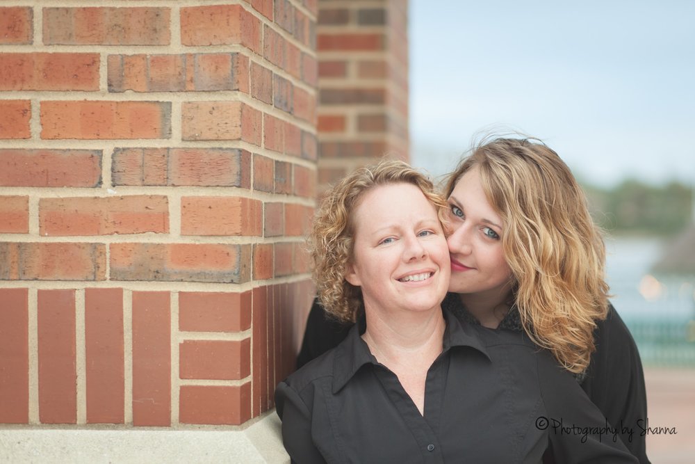 Real Couples // Peoria Riverside Engagement: DiAnn & Lauren