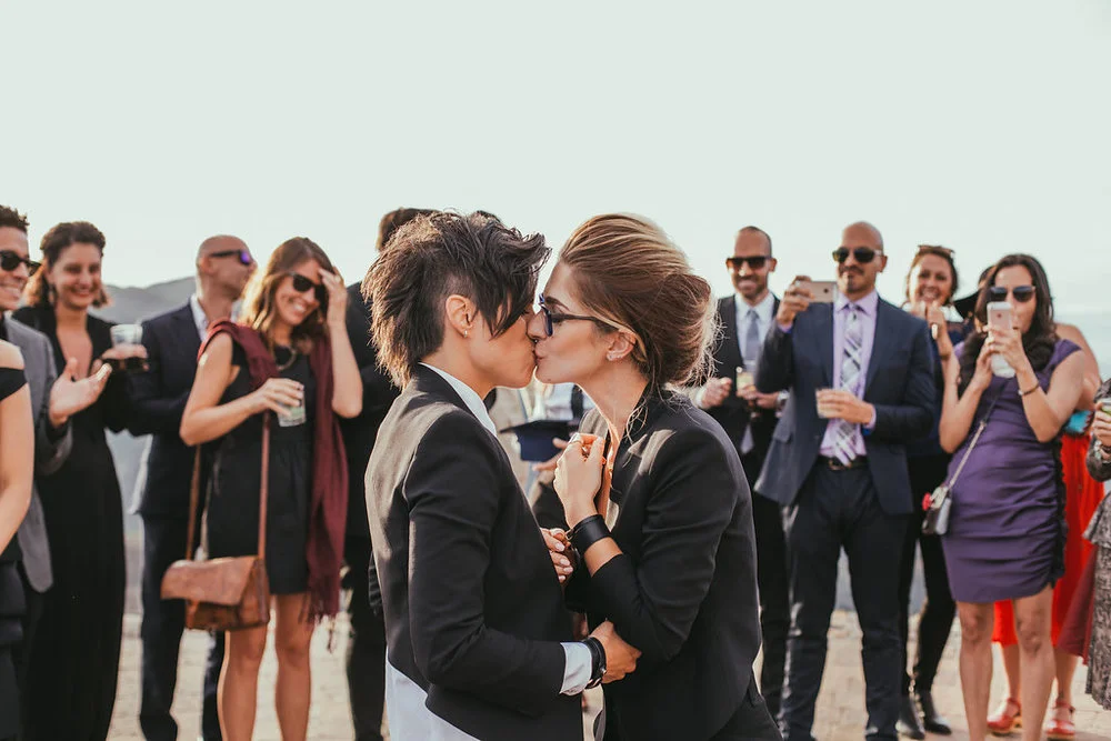 Real Couples // Married on a Helicopter Pad: Thea + Maylin