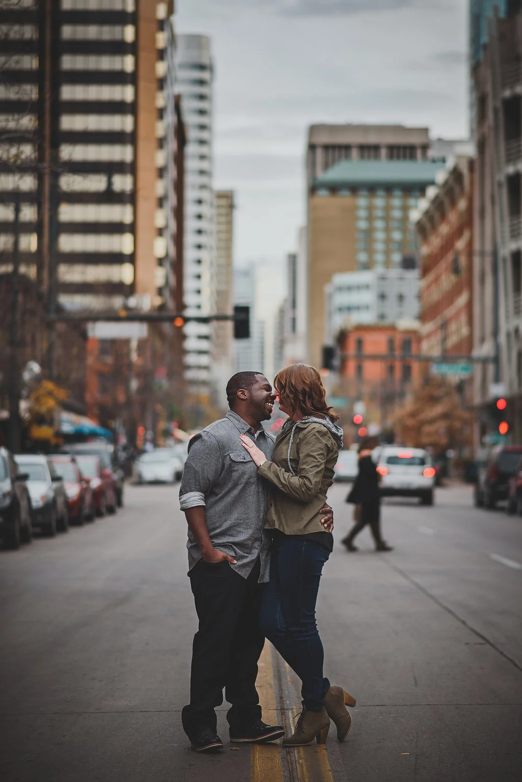 Downtown Denver Colorado Union Station Wedding Engagement Session Suzanne Jakes