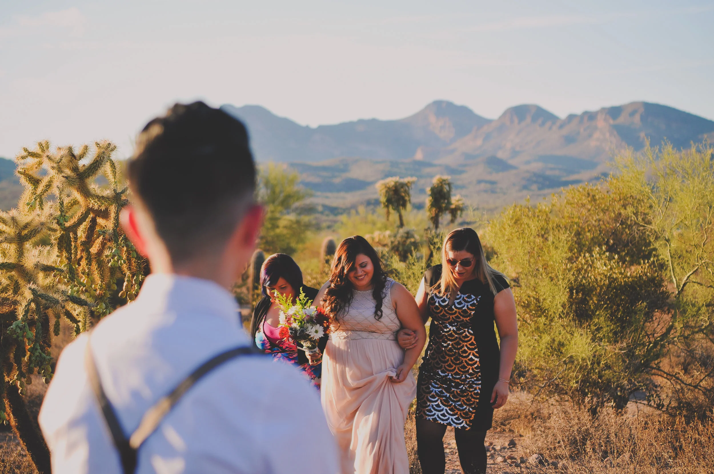 LGBTQ desert wedding in Phoenix Arizona by Photo De Urban