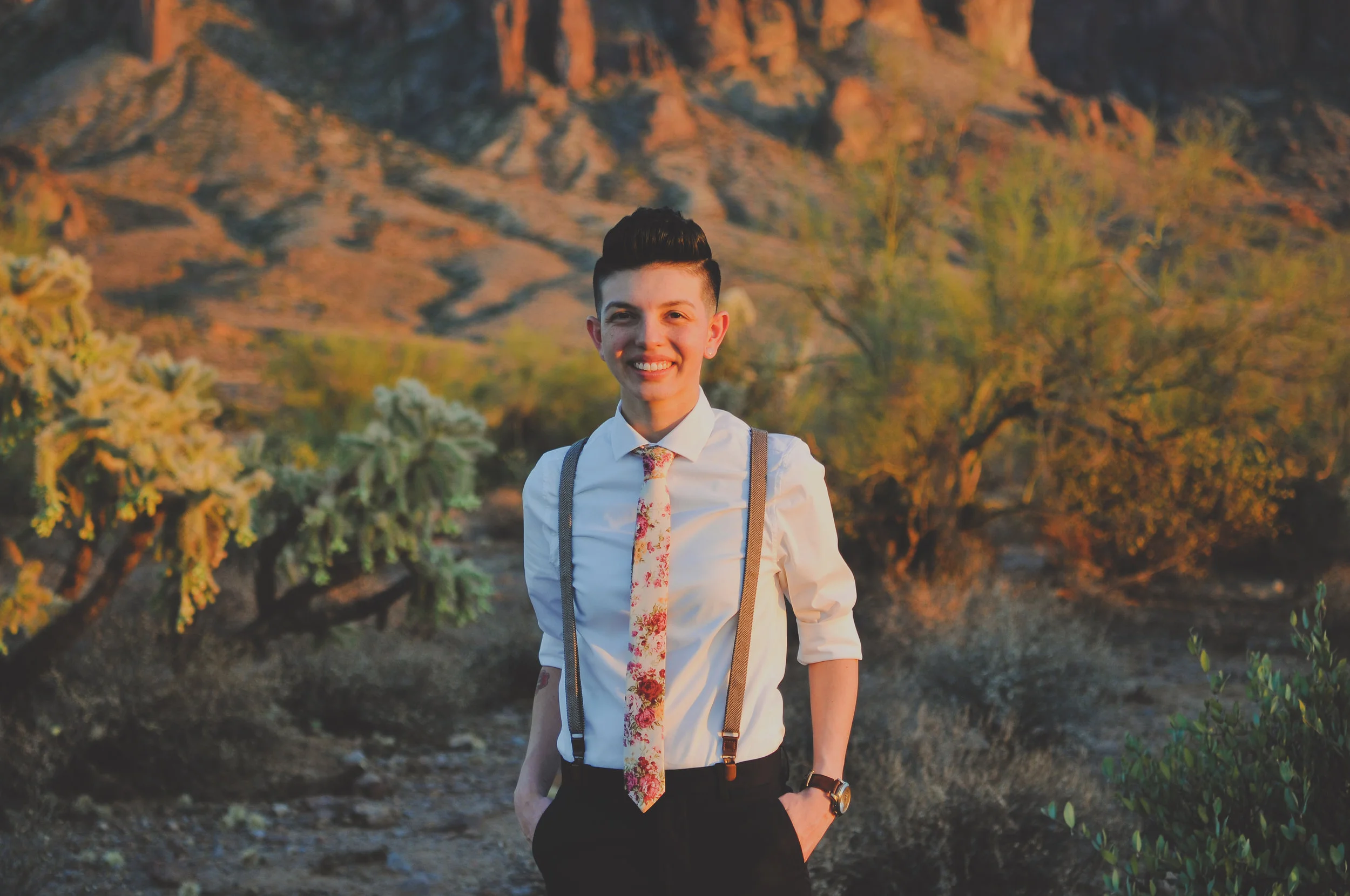 LGBTQ desert wedding in Phoenix Arizona by Photo De Urban