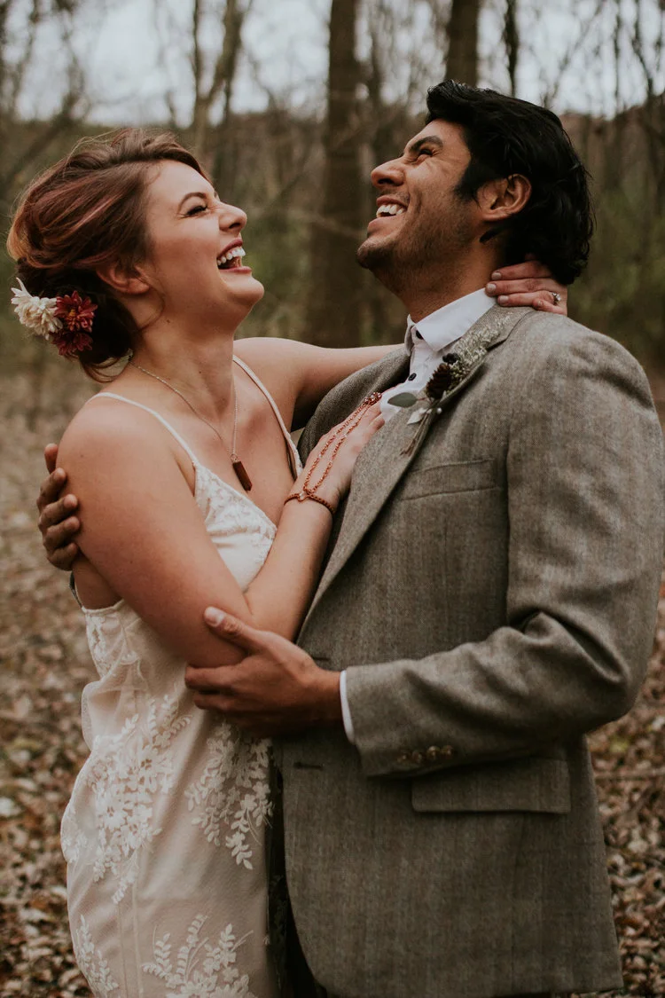 Wedding Inspiration // Dreamy Autumn Forest Elopement