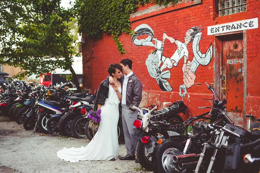Wedding Inspiration // One Couple Three Ways: Grunge