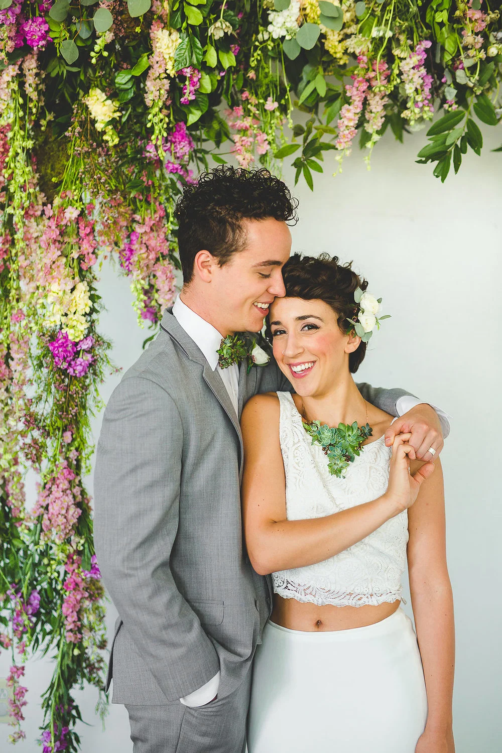 Wedding Inspiration // One Couple Three Ways: Sweet Floral