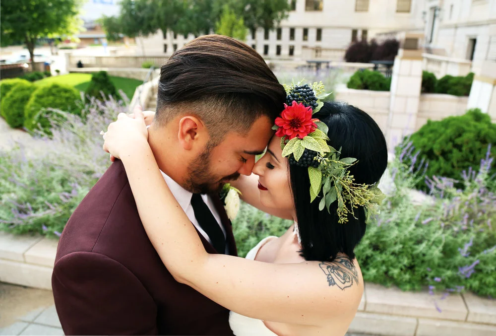 Real Couples // Gothic Library Wedding: Nick + Kristin