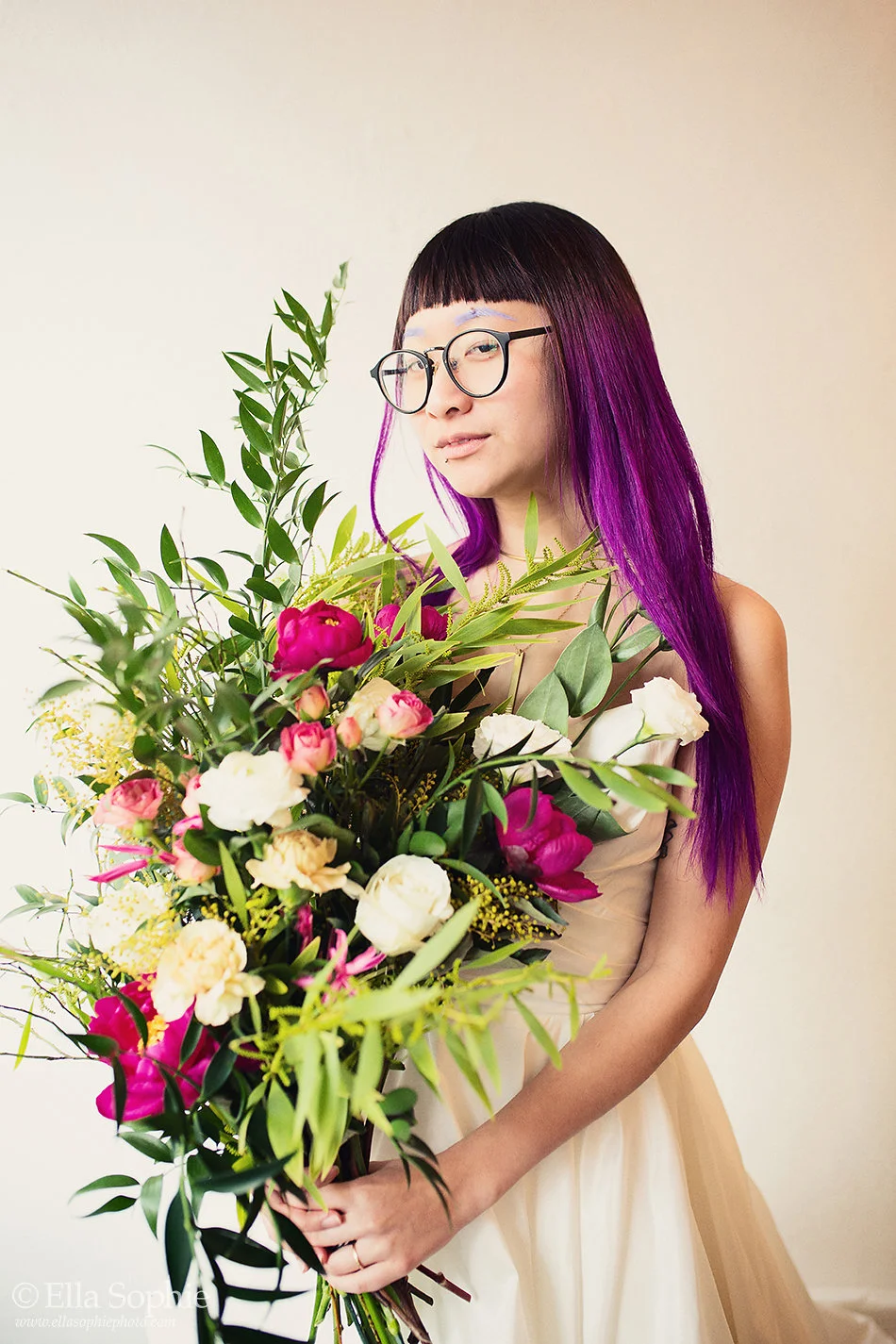 Bay Area Creatives Out of the Box Wedding Styled Shoot with Floral Wheelchair