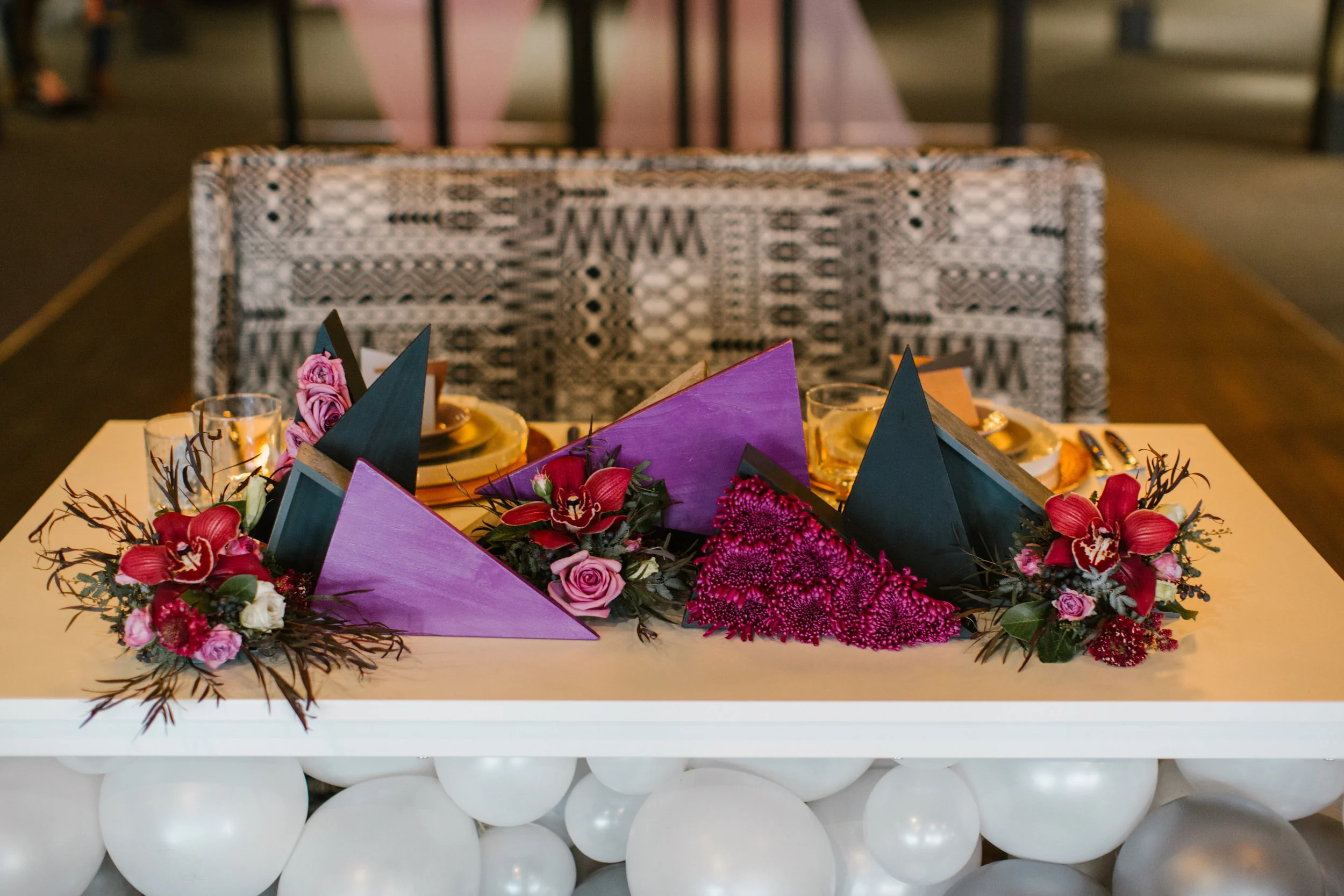 80s Geometric Classy Wedding Elopement Inspiration by Ashley Gaffney Studio and Our Two Hearts Photography in Denver Colorado