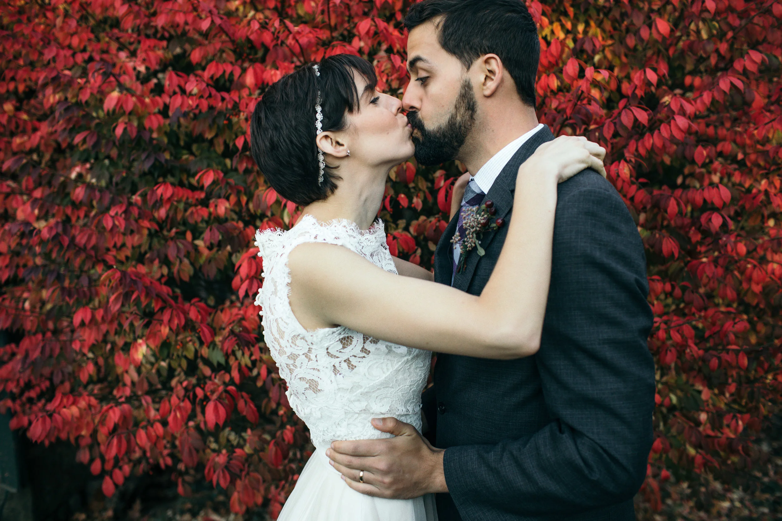 Real Couples // A Private Quaker Ceremony in a Tree: Darren + Elyse