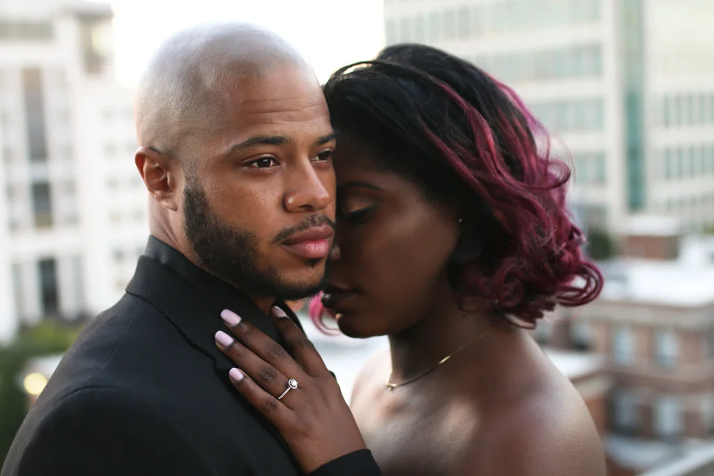 Lavish Moments Photography Rooftop Engagement