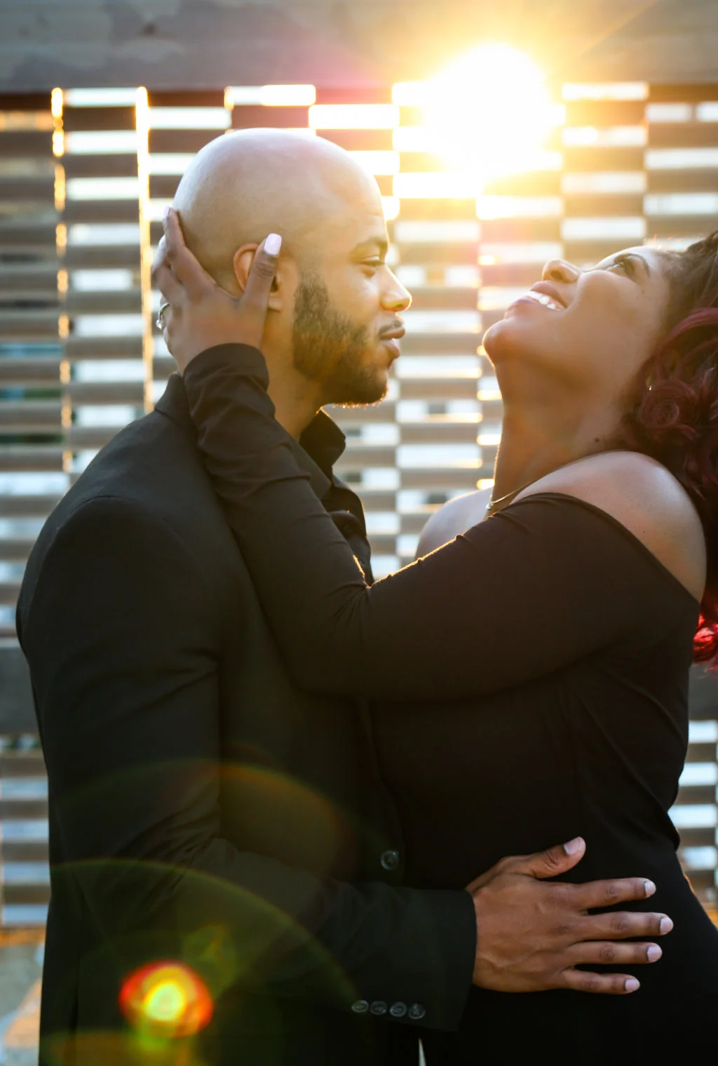 Lavish Moments Photography Rooftop Engagement