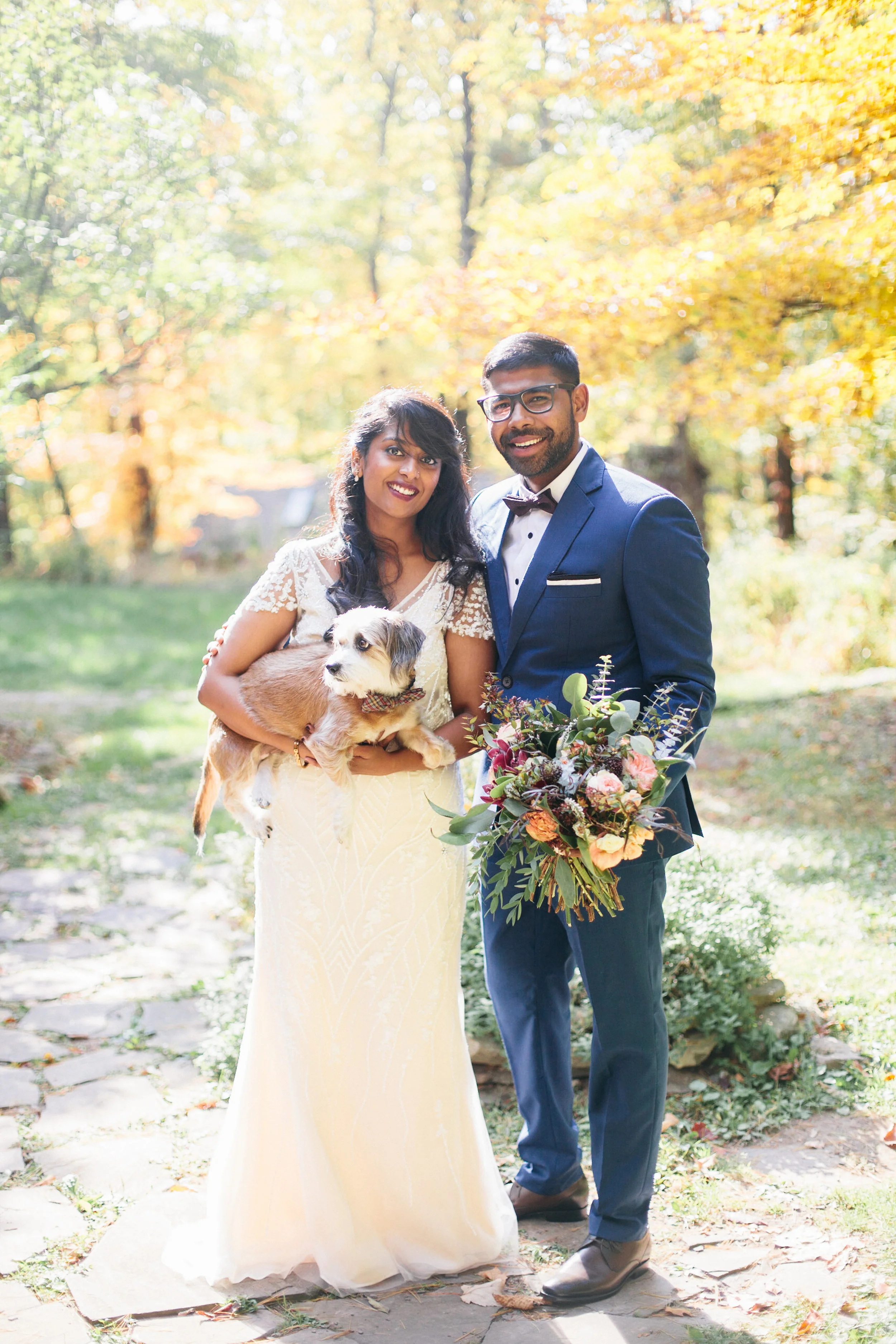 Samantha Lauren Photographie Fall Airbnb Wedding
