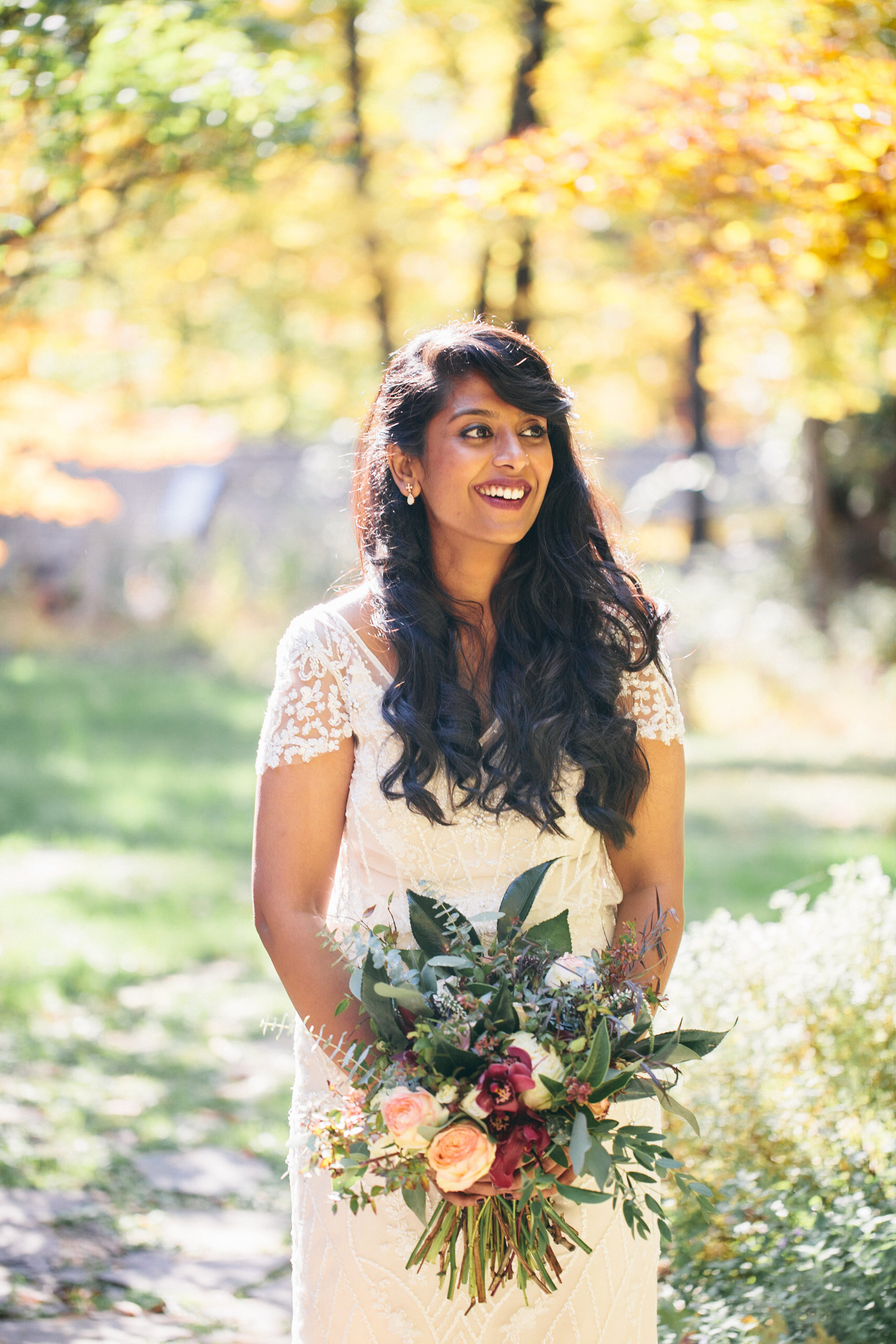 Samantha Lauren Photographie Fall Airbnb Wedding