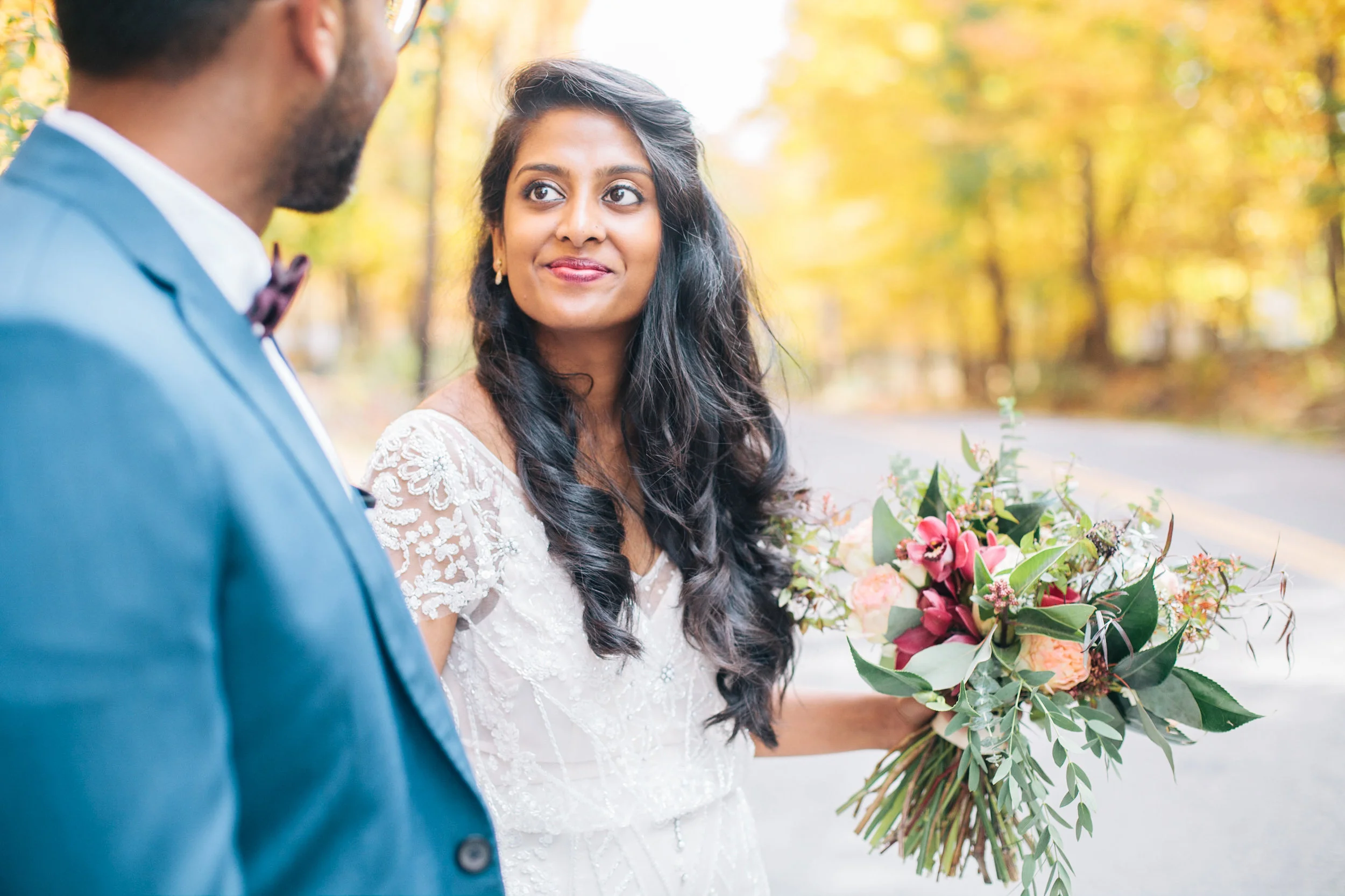 Samantha Lauren Photographie Fall Airbnb Wedding