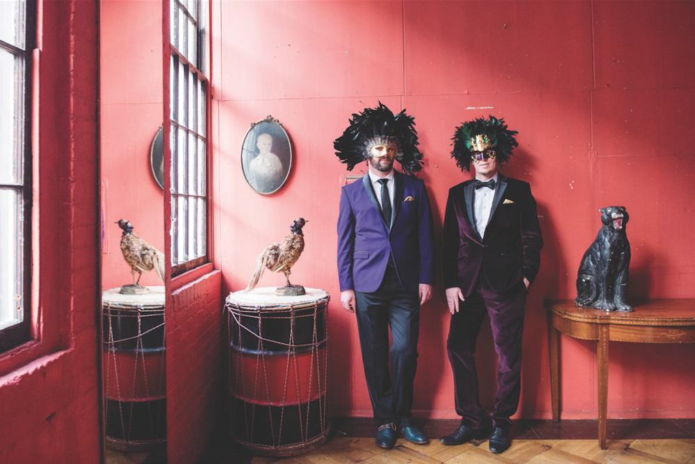 Real Couples // Masquerade Wedding: Barry + Tim